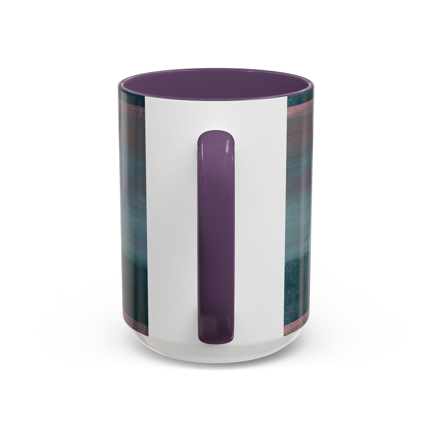 Personalized Accent Coffee Mug — Custom Wraparound Artwork (11/15oz)