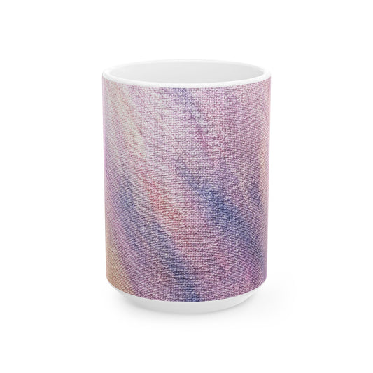 "Dreamwave Drift" Ceramic Mug — Soft Pink & Lavender Gradient (11oz, 15oz)