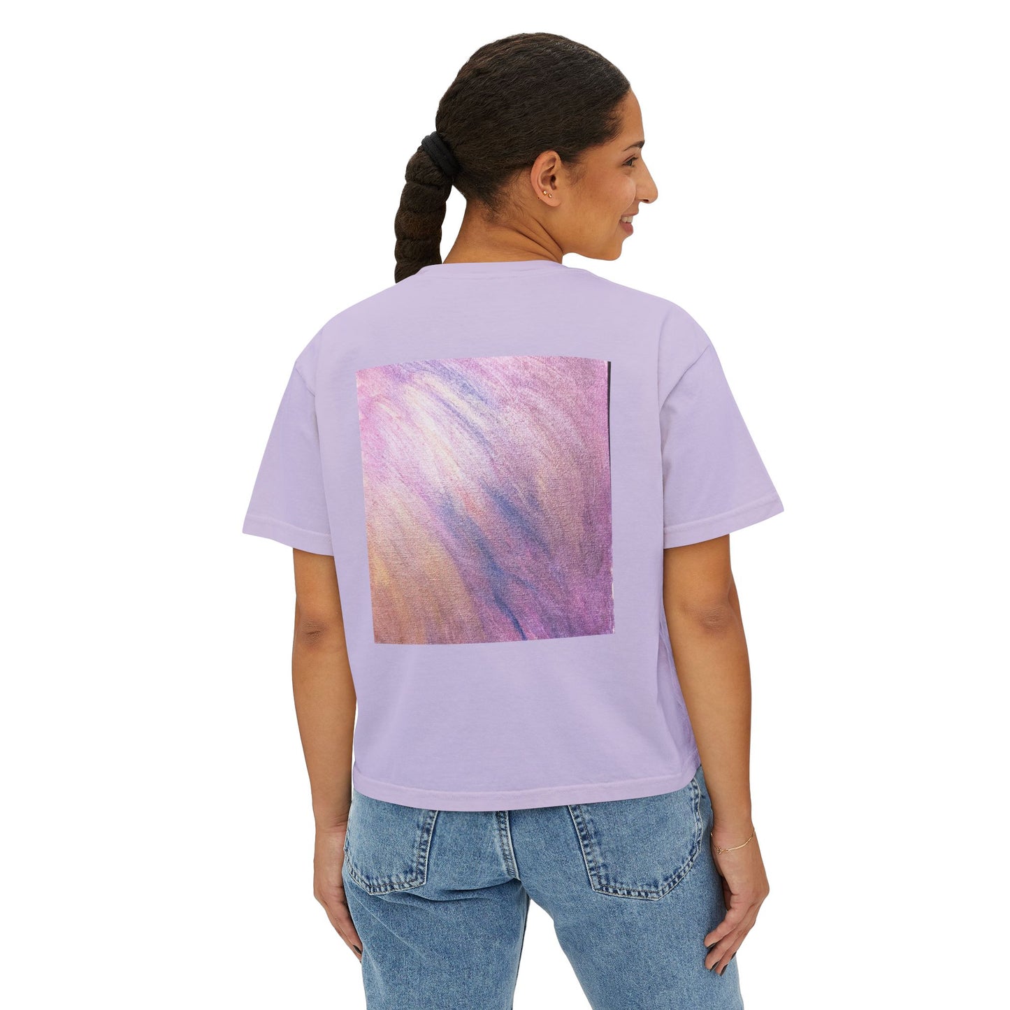 "Dreamwave Drift" Square Boxy Tee