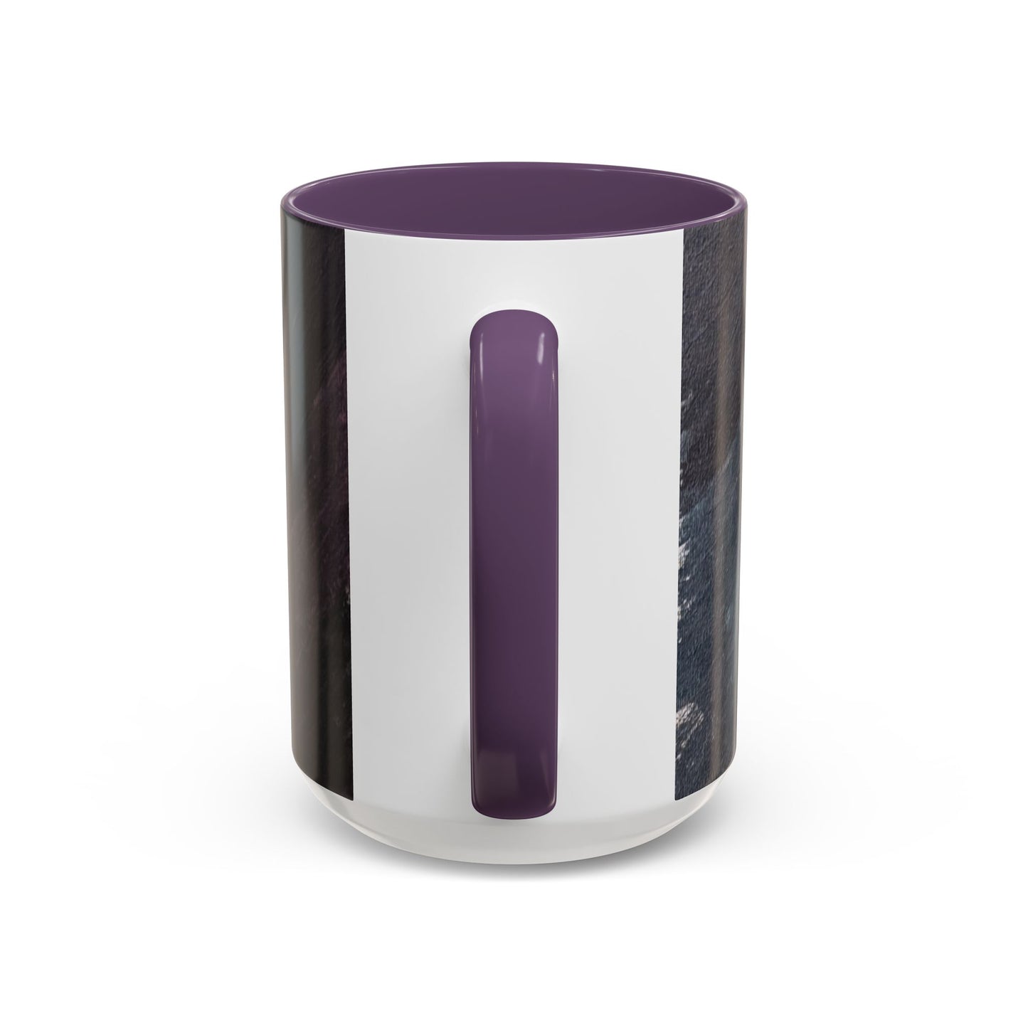 Abstract Dark Marble Art Coffee Mug — Ceramic Accent (11/15 oz)
