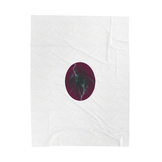Cosmic Current | Premium Velveteen Plush Blanket