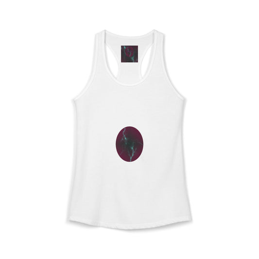 Cosmic Current - Electric Energy Women's Ideal Racerback Tank