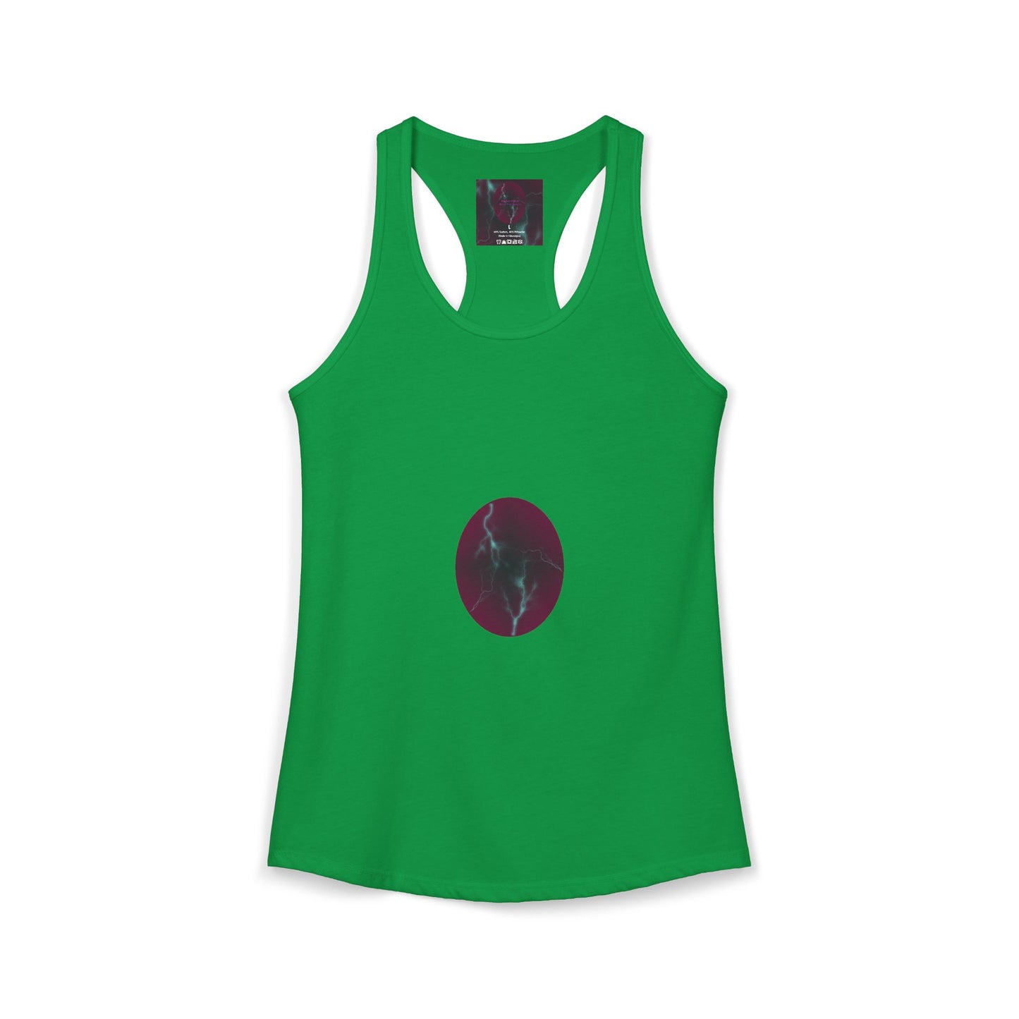 Cosmic Current - Electric Energy Women's Ideal Racerback Tank