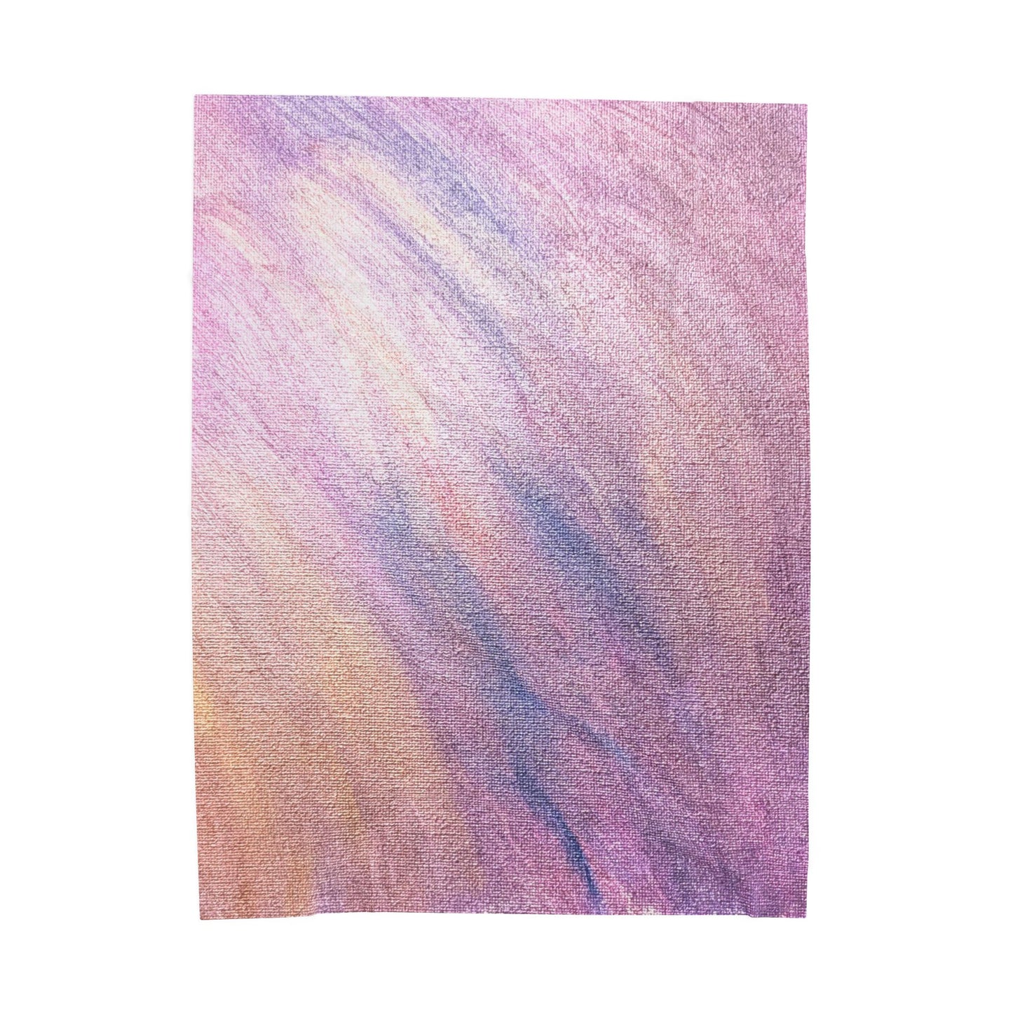 "Dreamwave Drift" Moody Abstract Velveteen Plush Blanket