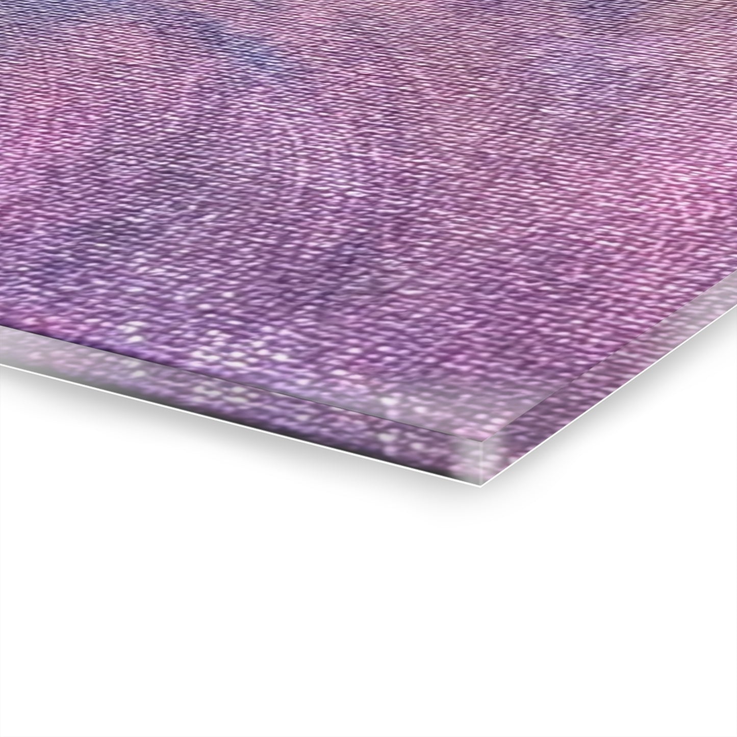 "Dreamwave Drift" Acrylic Print (French Cleat Hanging) — Soft Lavender Wall Art