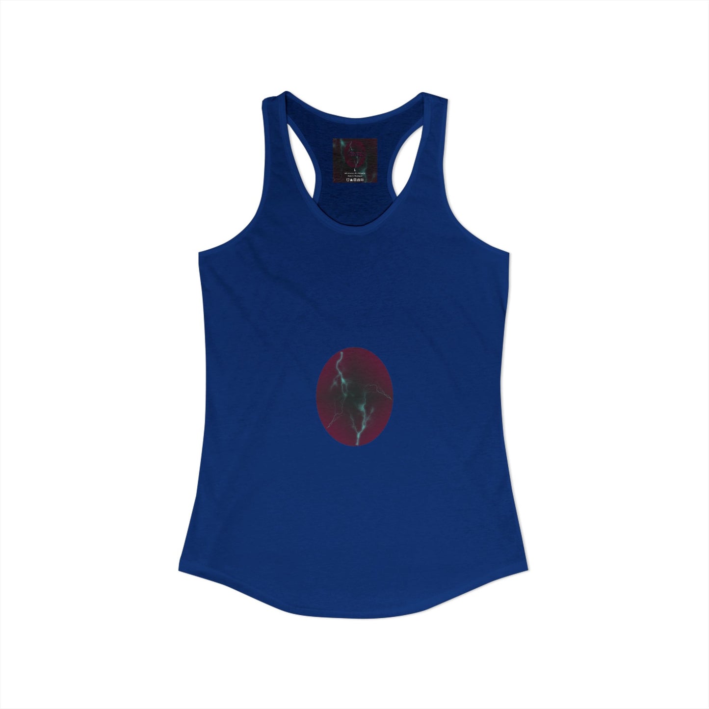 Cosmic Current - Electric Energy Women's Ideal Racerback Tank