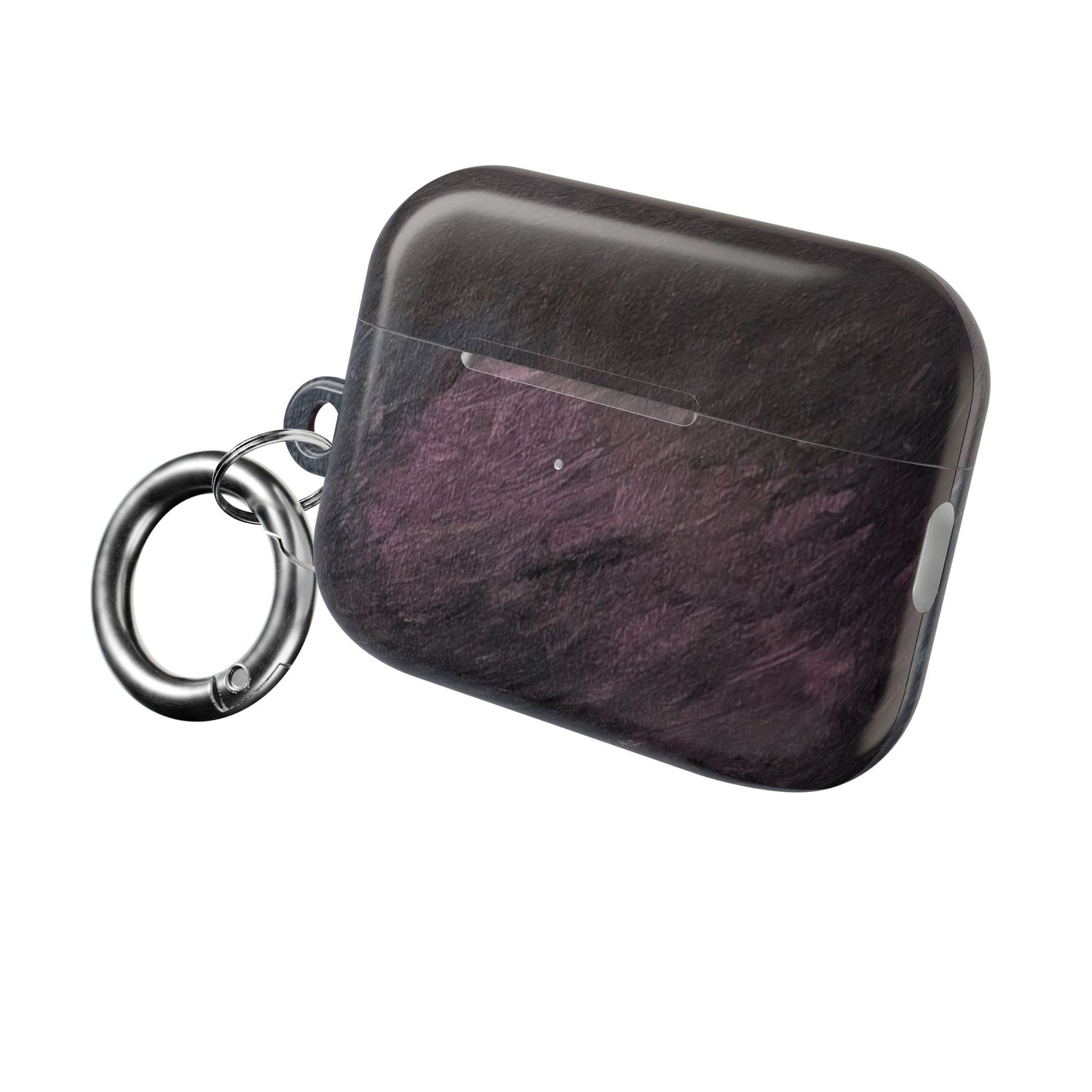 Dark Marble Abstract AirPod Case — Original Painted Pattern