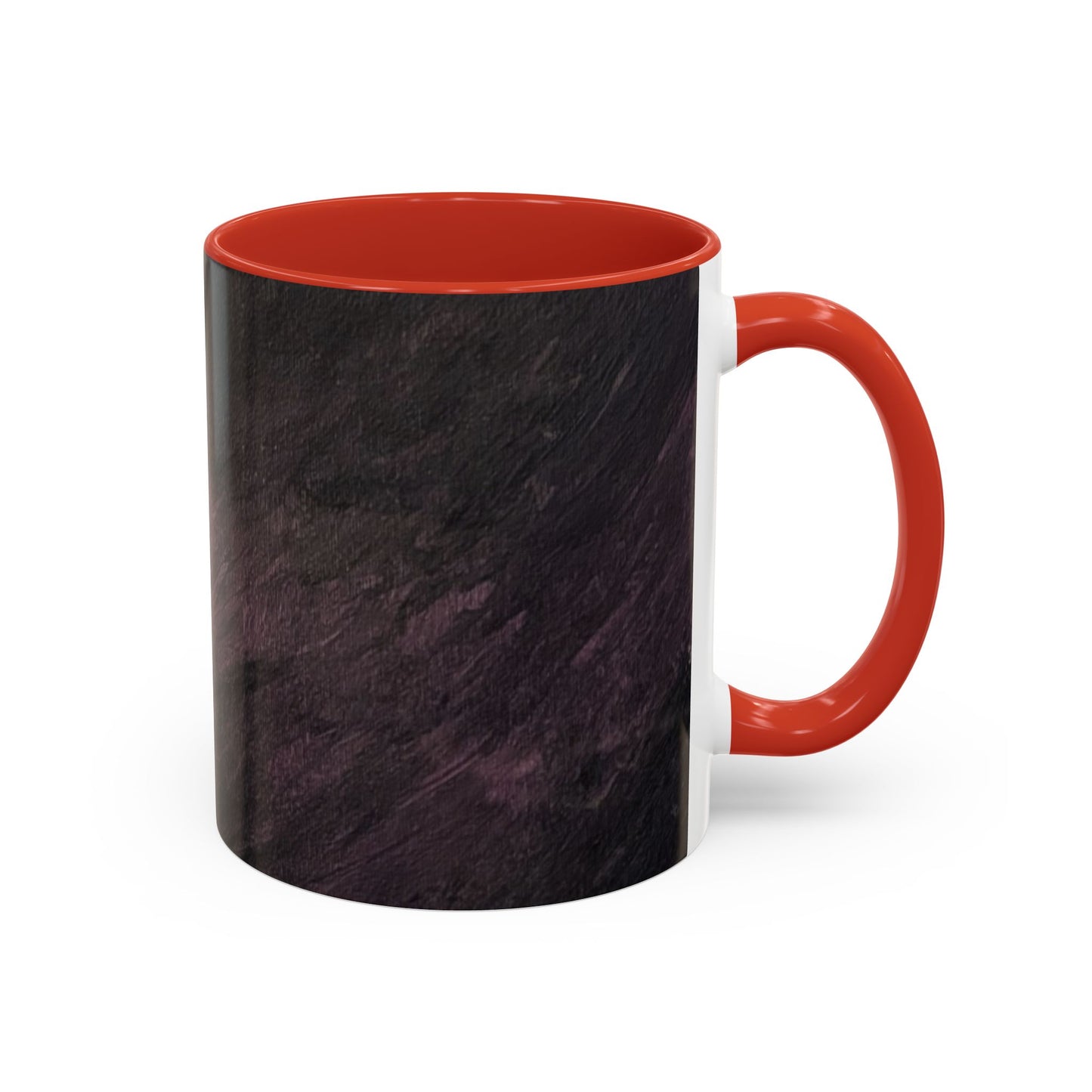 Abstract Dark Marble Art Coffee Mug — Ceramic Accent (11/15 oz)