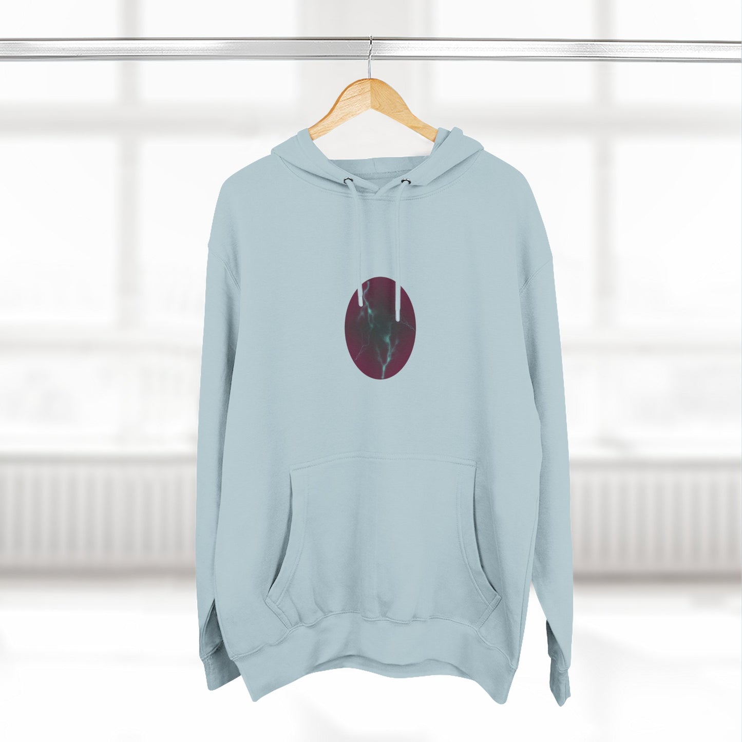 Cosmic Current – Dreamy Abstract Electric Flow Unisex Hoodie Sweatshirt