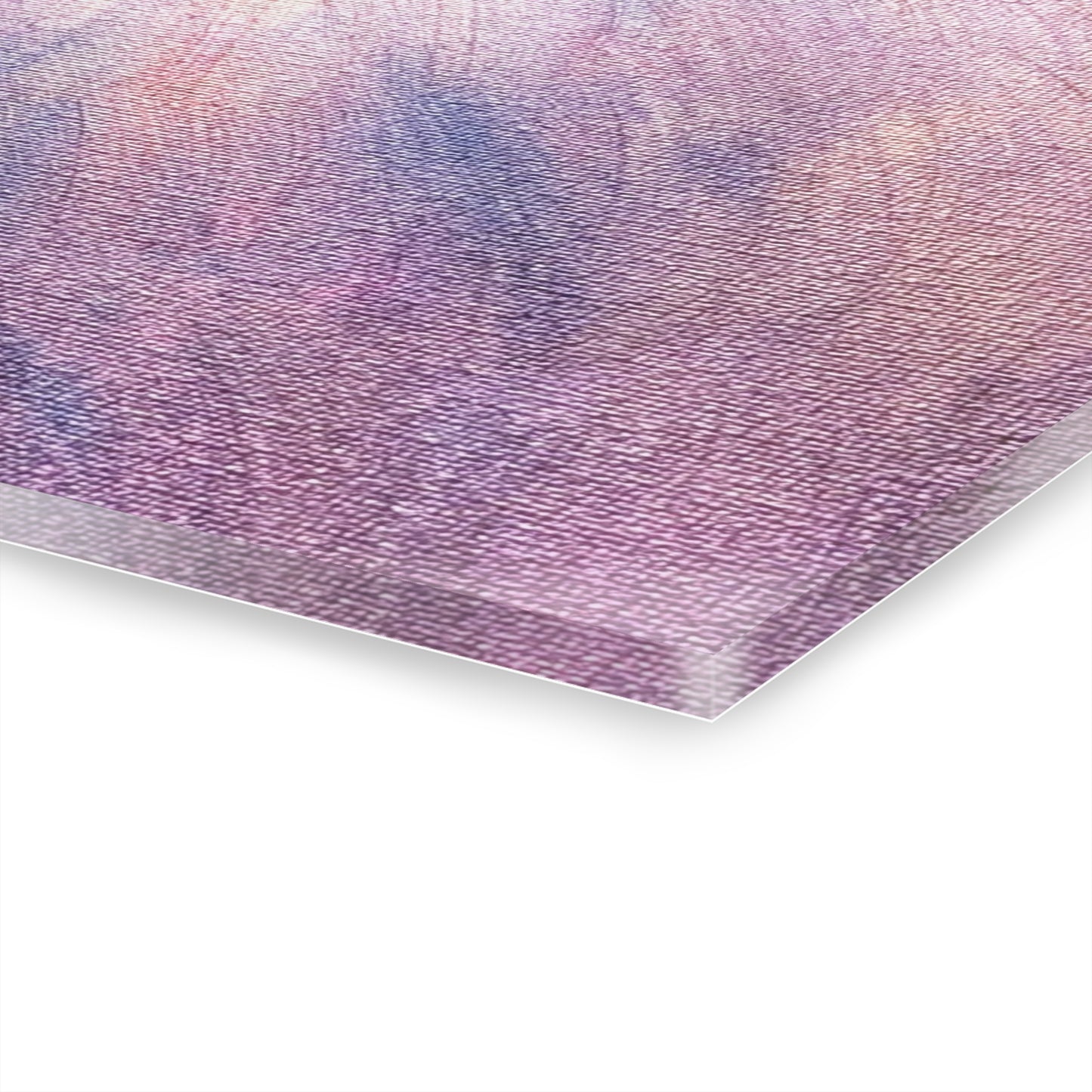 "Dreamwave Drift" Acrylic Print (French Cleat Hanging) — Soft Lavender Wall Art