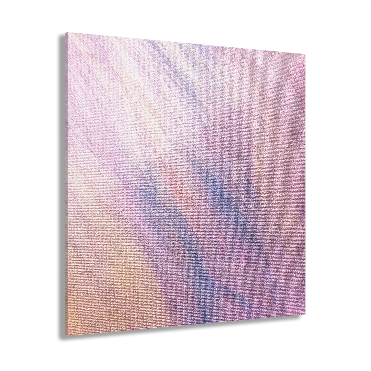 "Dreamwave Drift" Acrylic Print (French Cleat Hanging) — Soft Lavender Wall Art