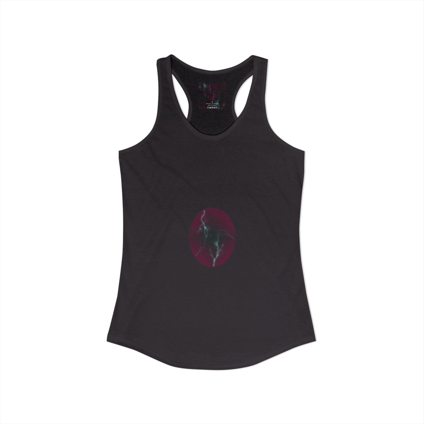 Cosmic Current - Electric Energy Women's Ideal Racerback Tank