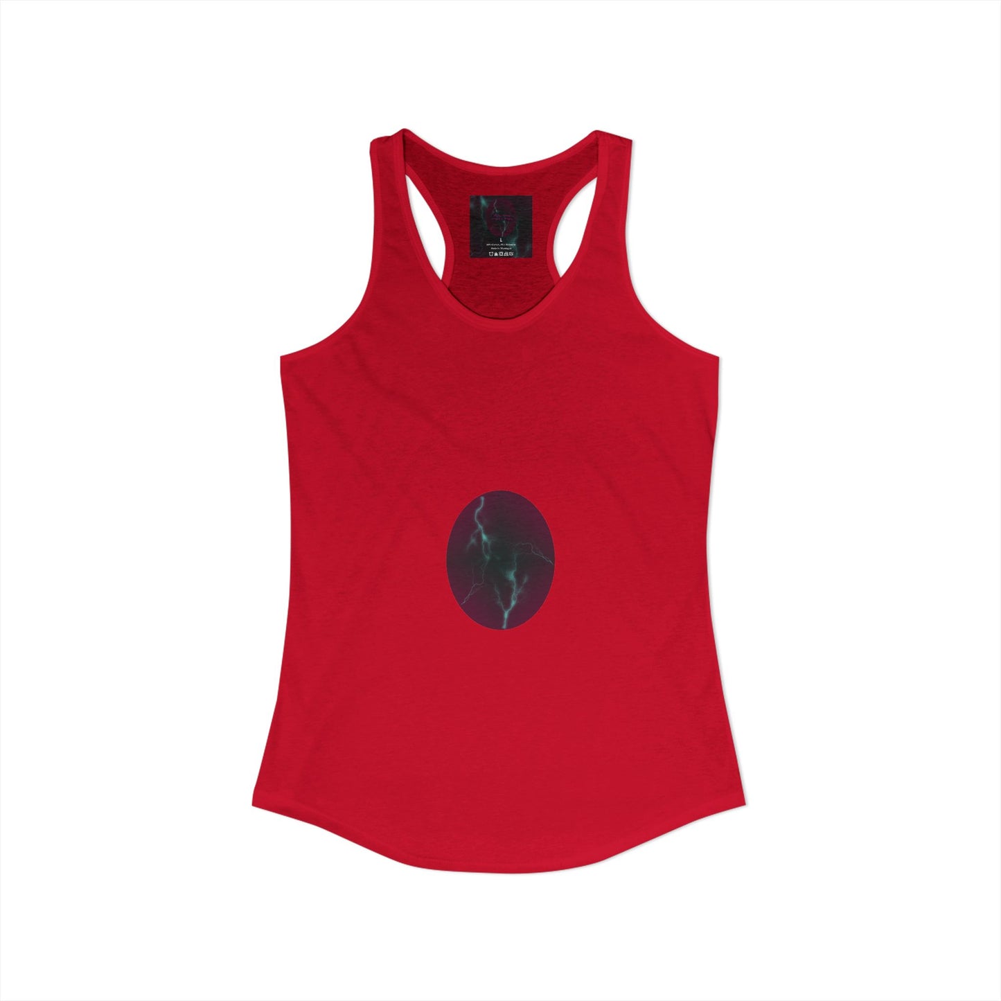 Cosmic Current - Electric Energy Women's Ideal Racerback Tank