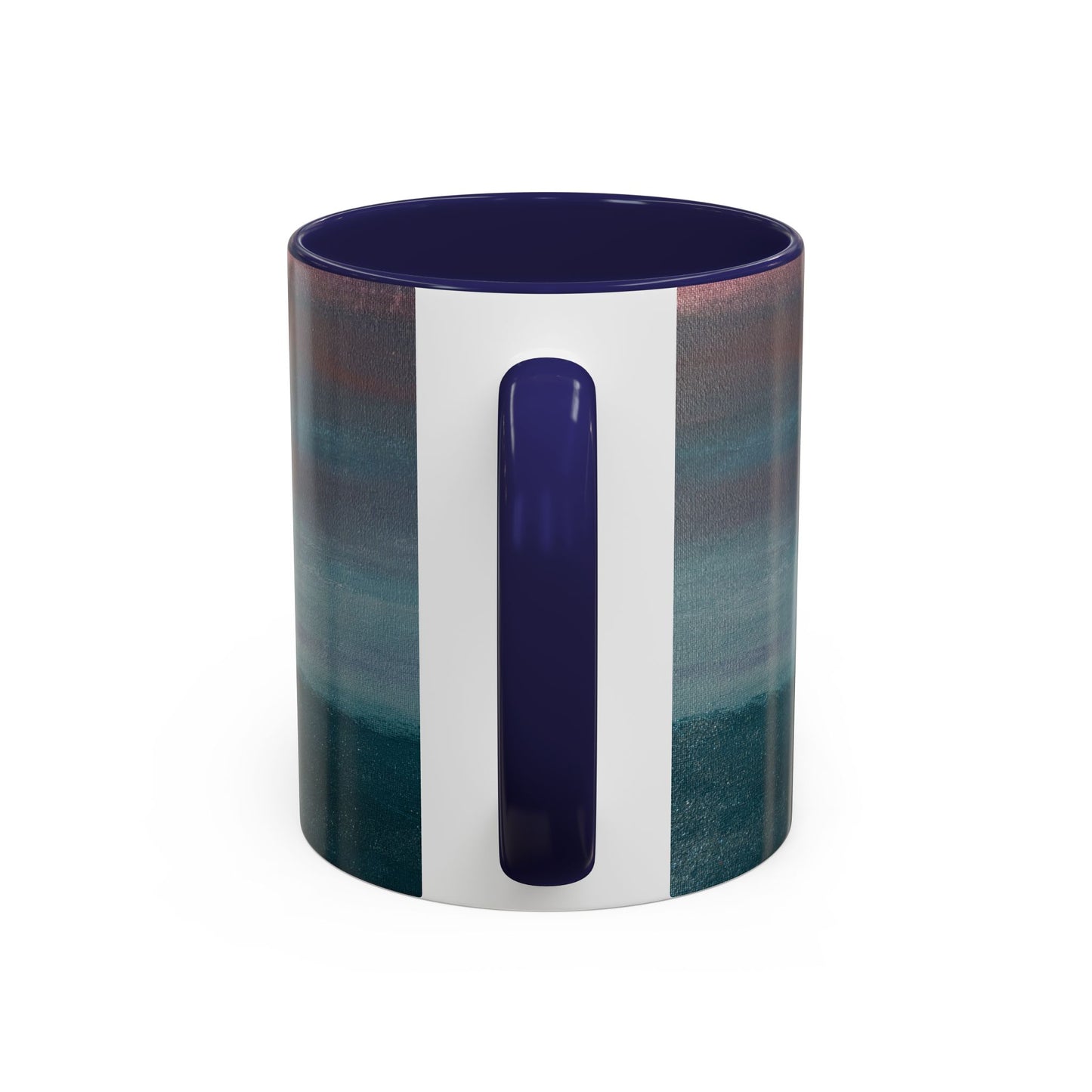Personalized Accent Coffee Mug — Custom Wraparound Artwork (11/15oz)