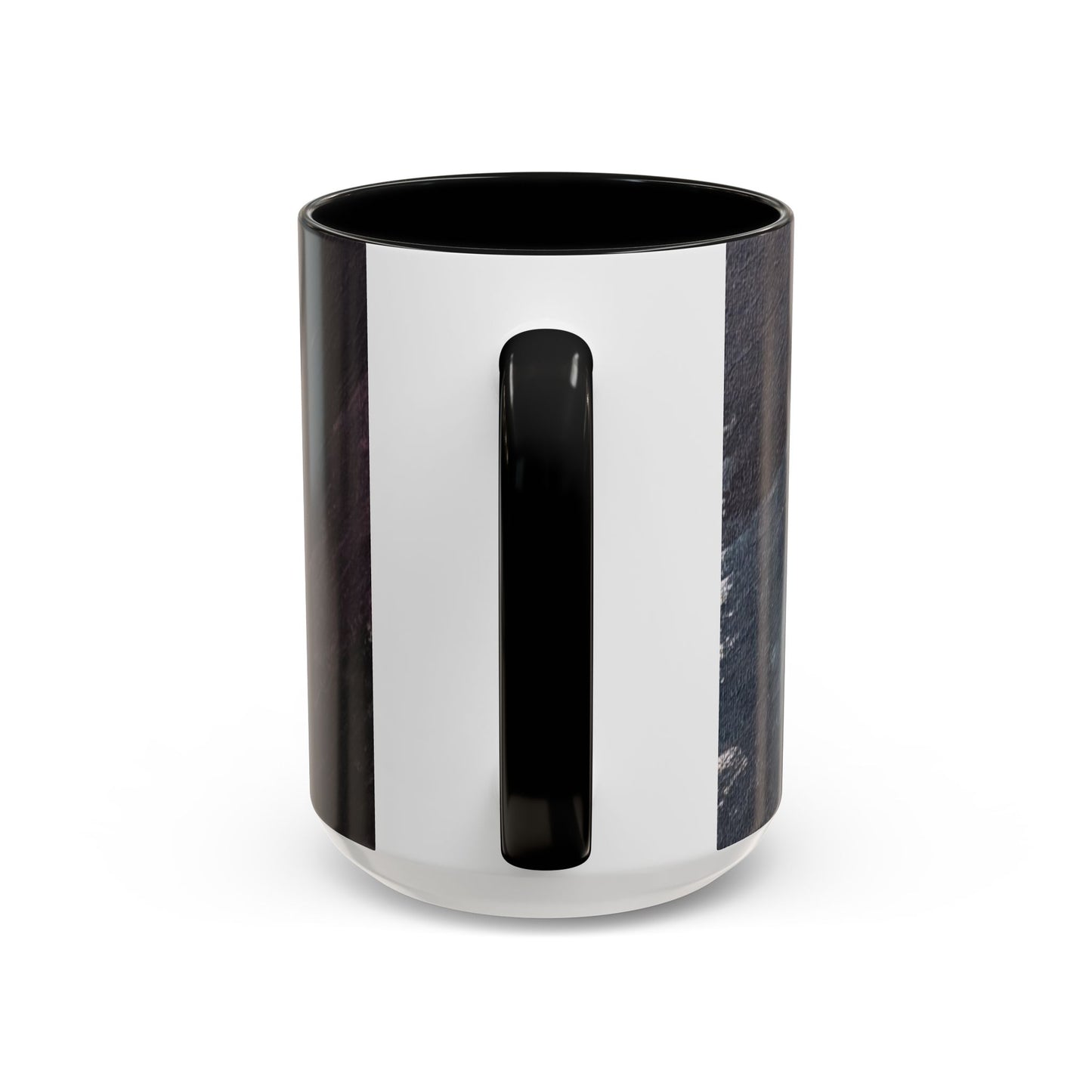 Abstract Dark Marble Art Coffee Mug — Ceramic Accent (11/15 oz)