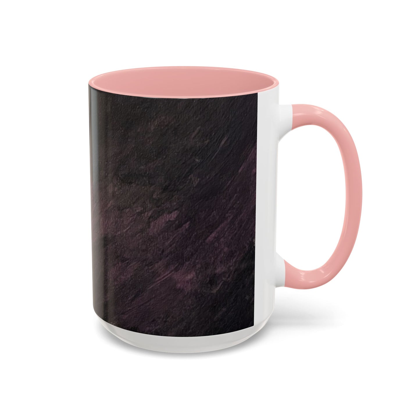Abstract Dark Marble Art Coffee Mug — Ceramic Accent (11/15 oz)
