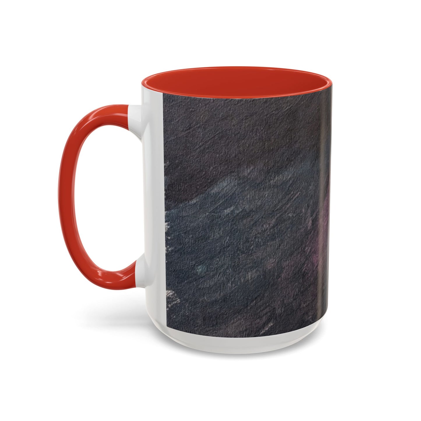Abstract Dark Marble Art Coffee Mug — Ceramic Accent (11/15 oz)