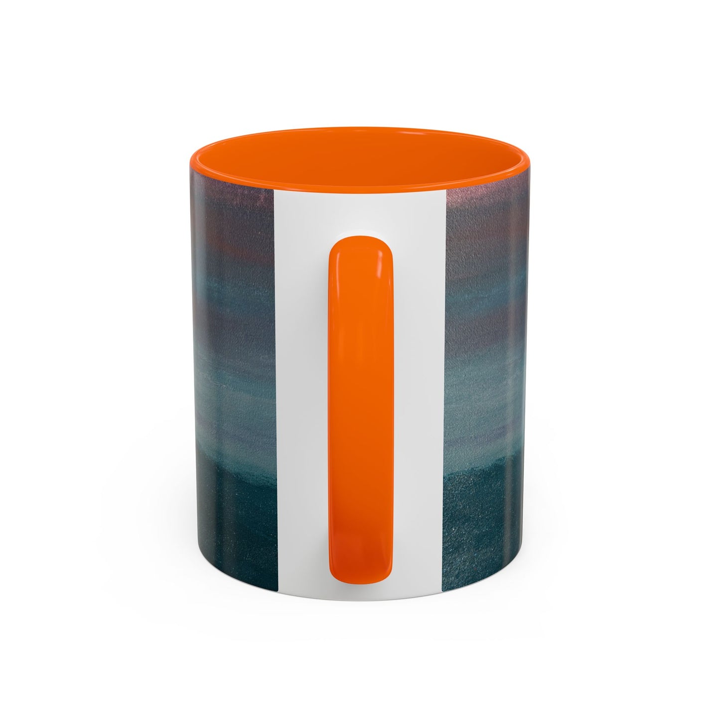 Personalized Accent Coffee Mug — Custom Wraparound Artwork (11/15oz)