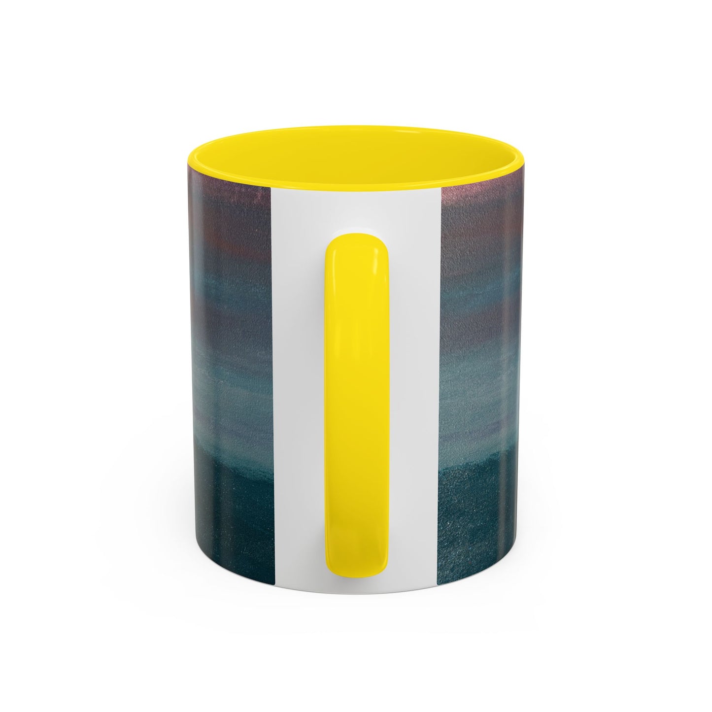 Personalized Accent Coffee Mug — Custom Wraparound Artwork (11/15oz)