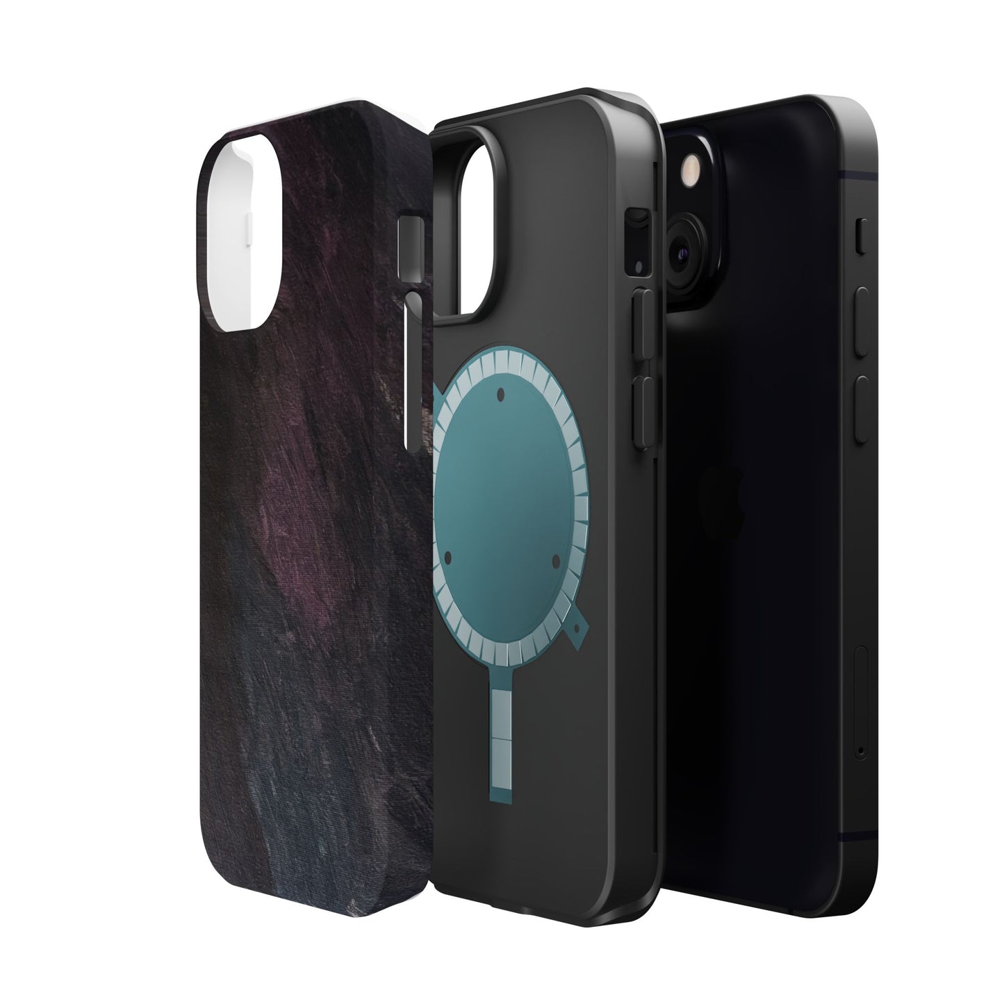 Magnetic Impact-Resistant Case — Lavender & Dusky Pink Artwork by Maria