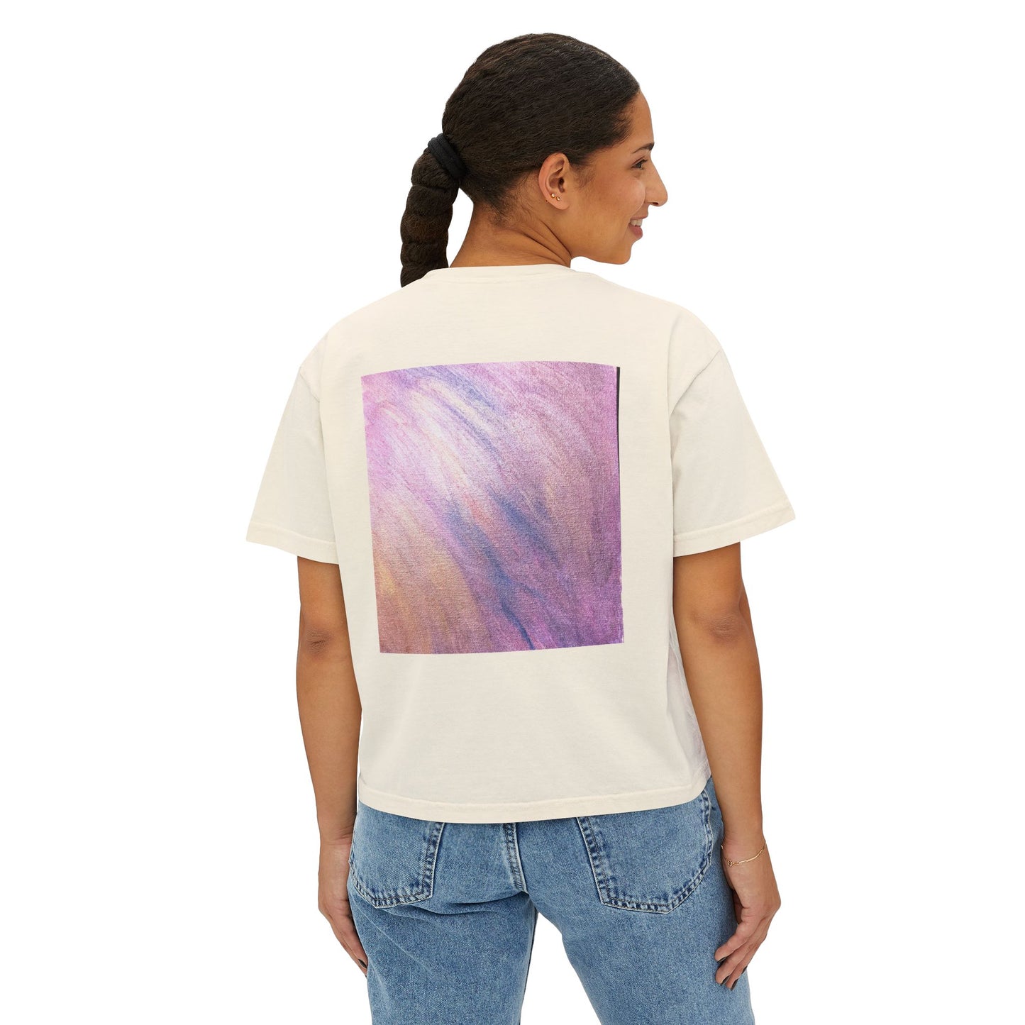 "Dreamwave Drift" Square Boxy Tee