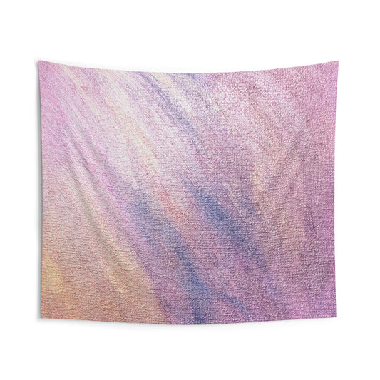 "Dreamwave Drift" Wall Tapestry — Moody Abstract Indoor Decor
