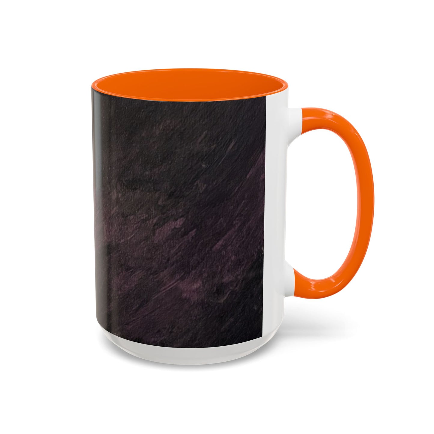 Abstract Dark Marble Art Coffee Mug — Ceramic Accent (11/15 oz)