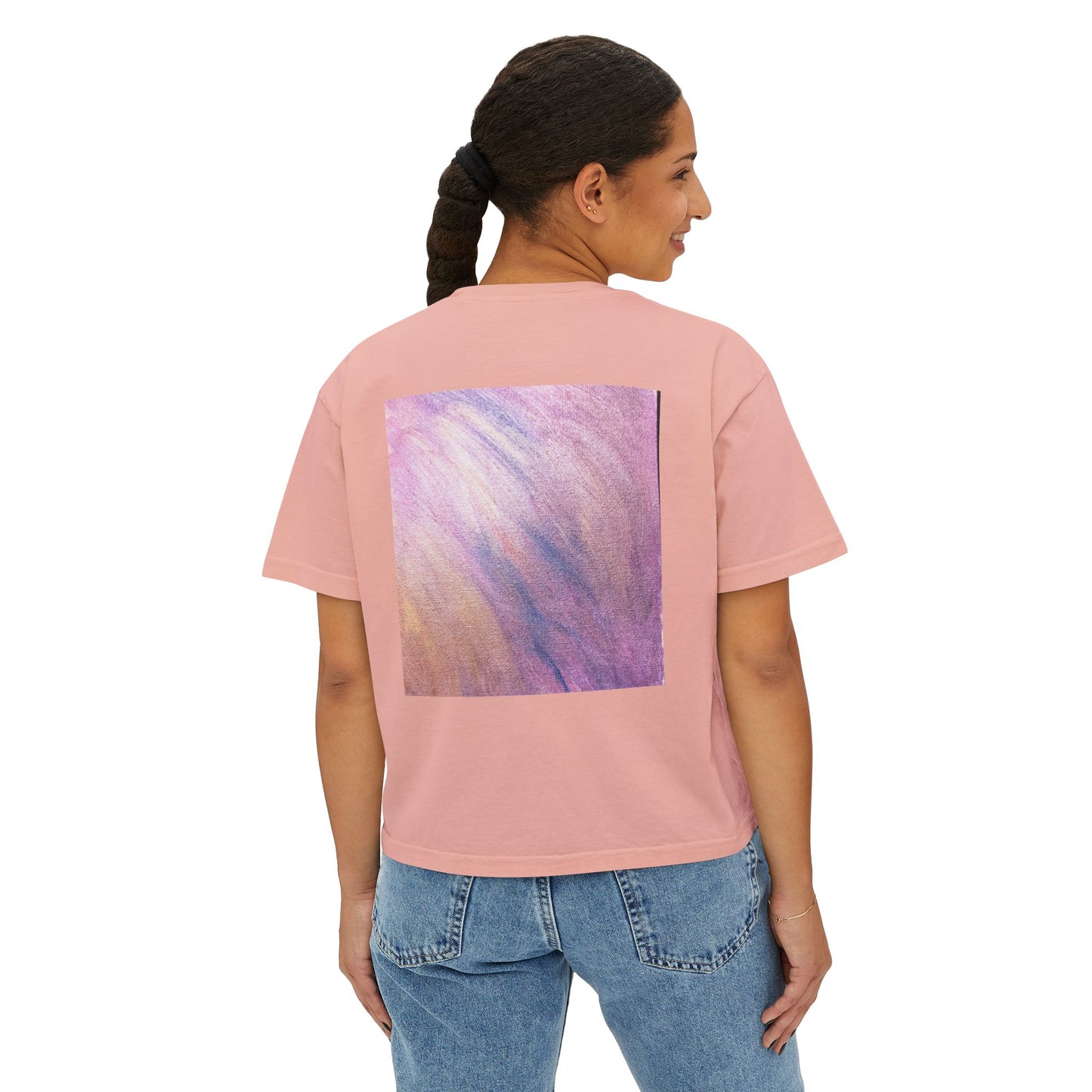 "Dreamwave Drift" Square Boxy Tee