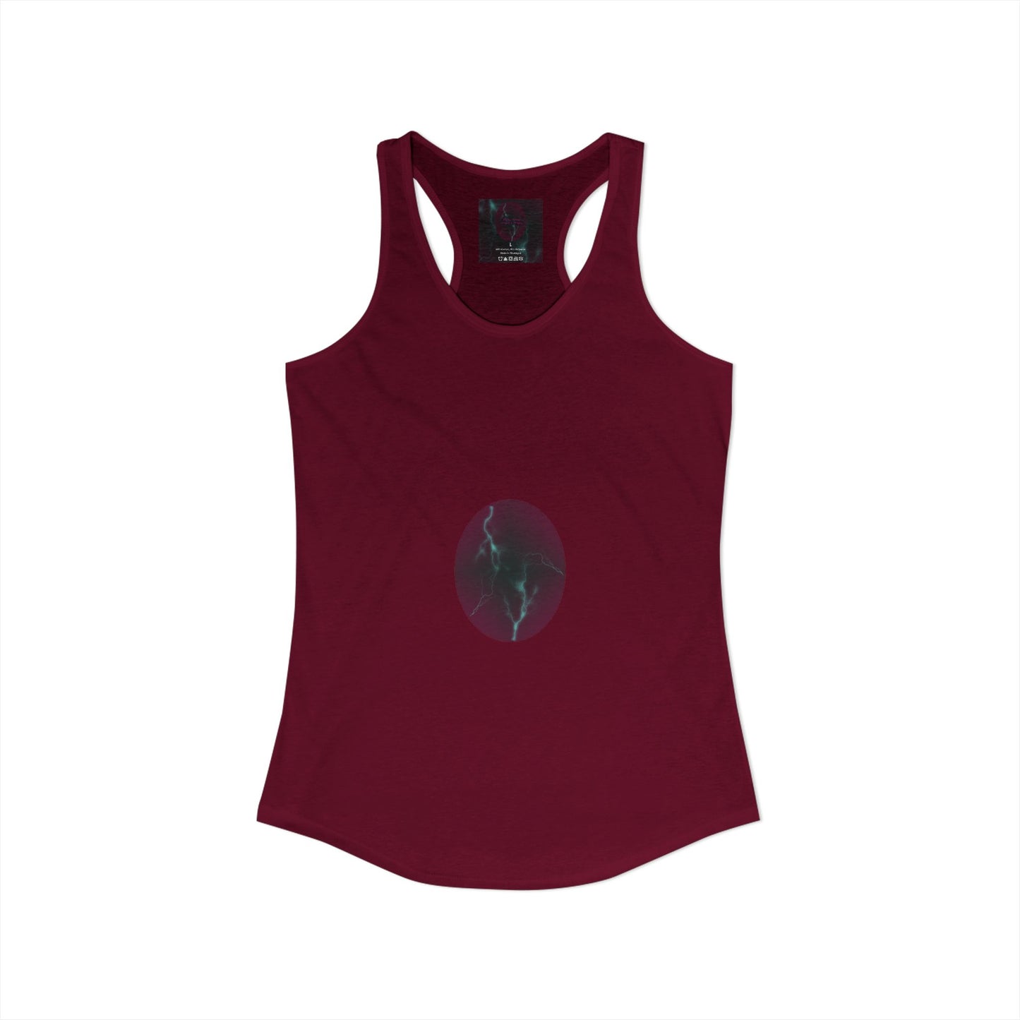 Cosmic Current - Electric Energy Women's Ideal Racerback Tank
