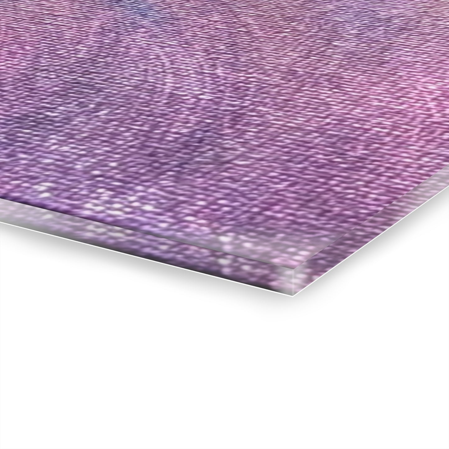 "Dreamwave Drift" Acrylic Print (French Cleat Hanging) — Soft Lavender Wall Art