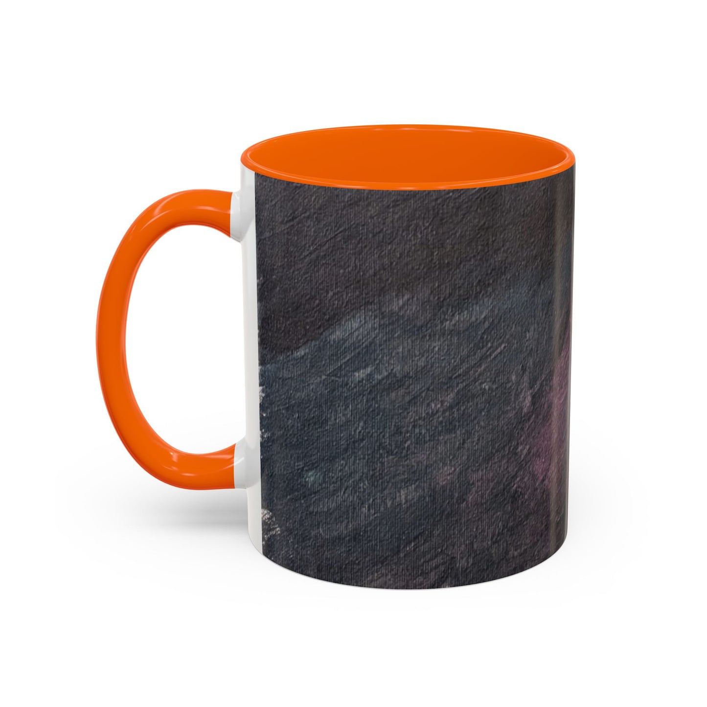 Abstract Dark Marble Art Coffee Mug — Ceramic Accent (11/15 oz)