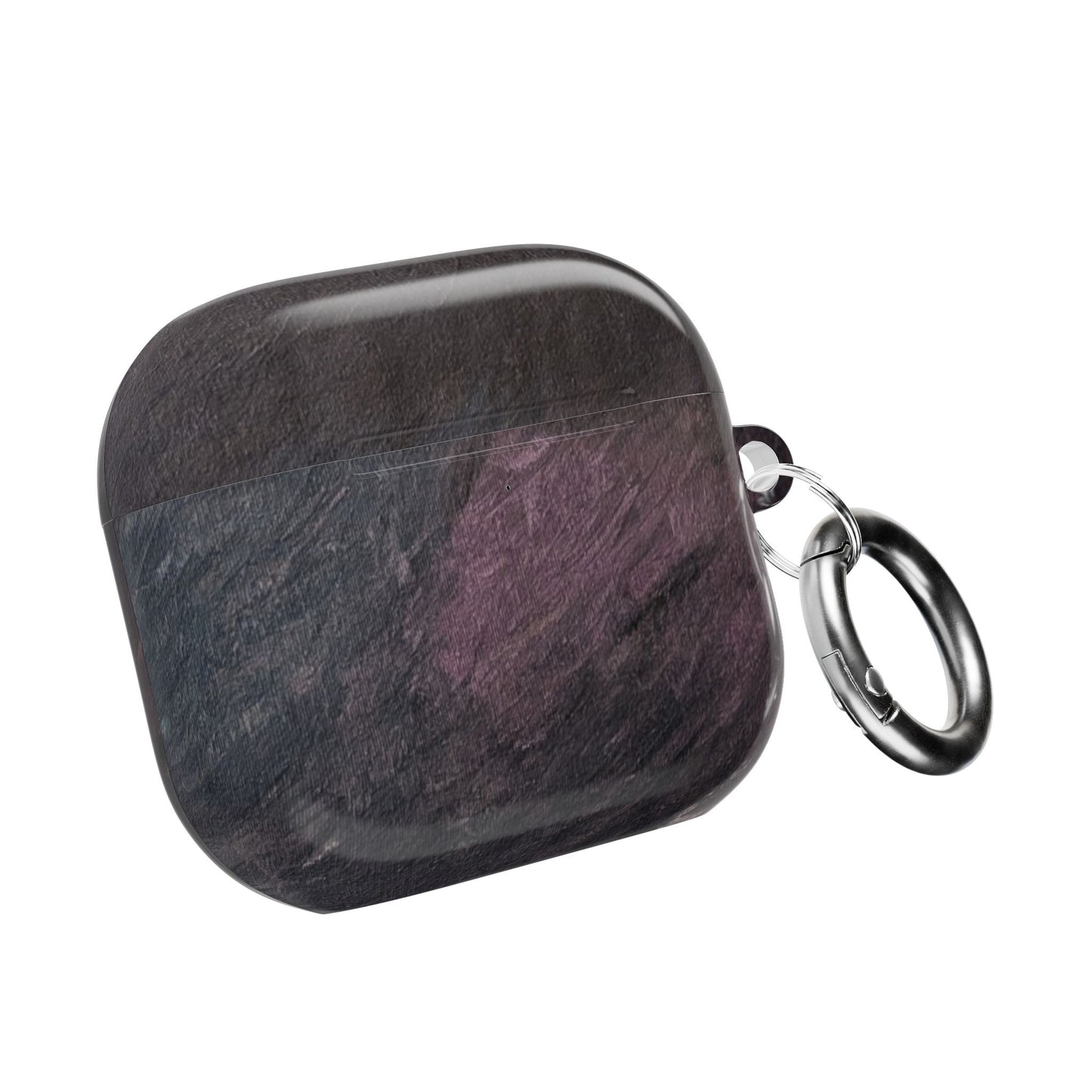 Dark Marble Abstract AirPod Case — Original Painted Pattern
