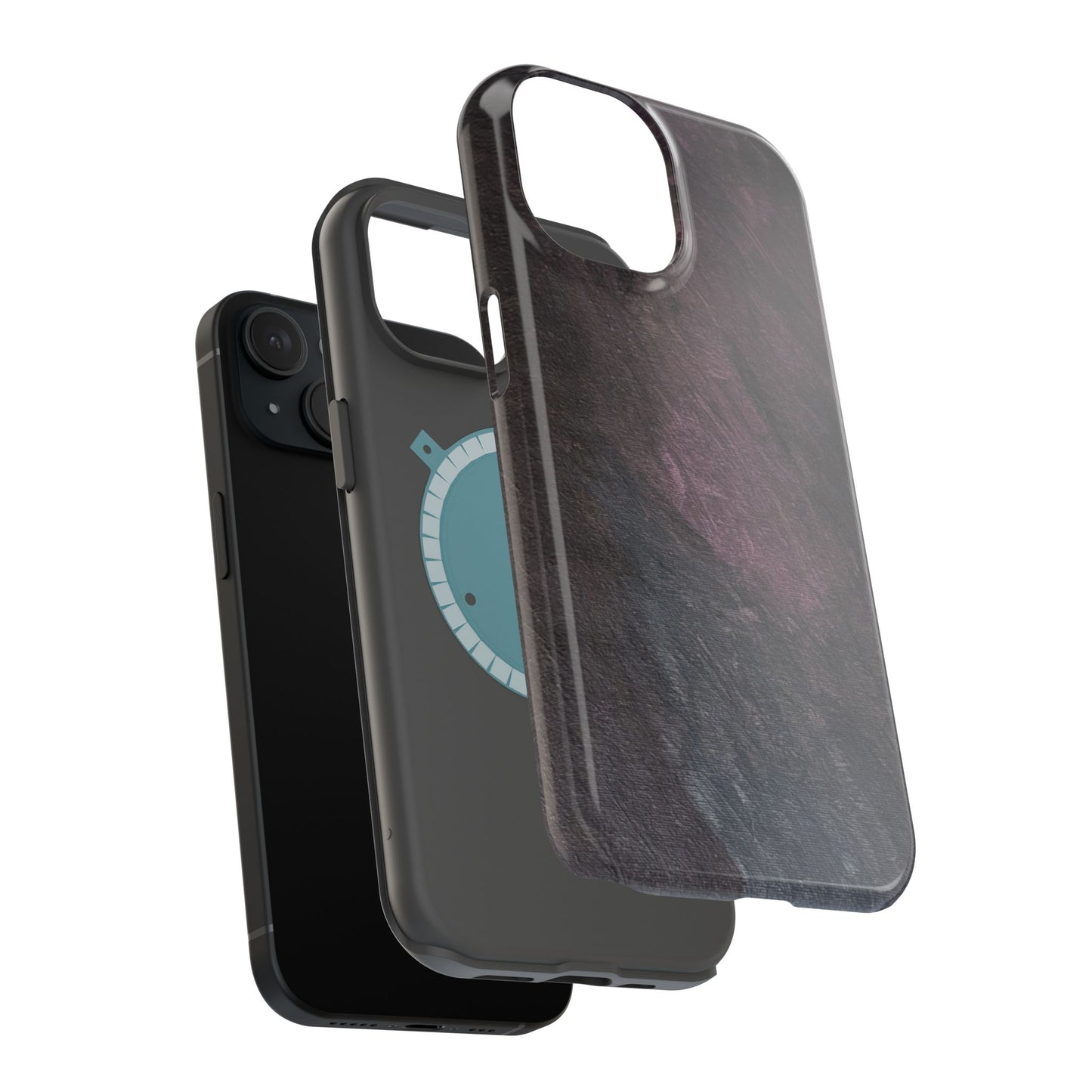 Magnetic Impact-Resistant Case — Lavender & Dusky Pink Artwork by Maria
