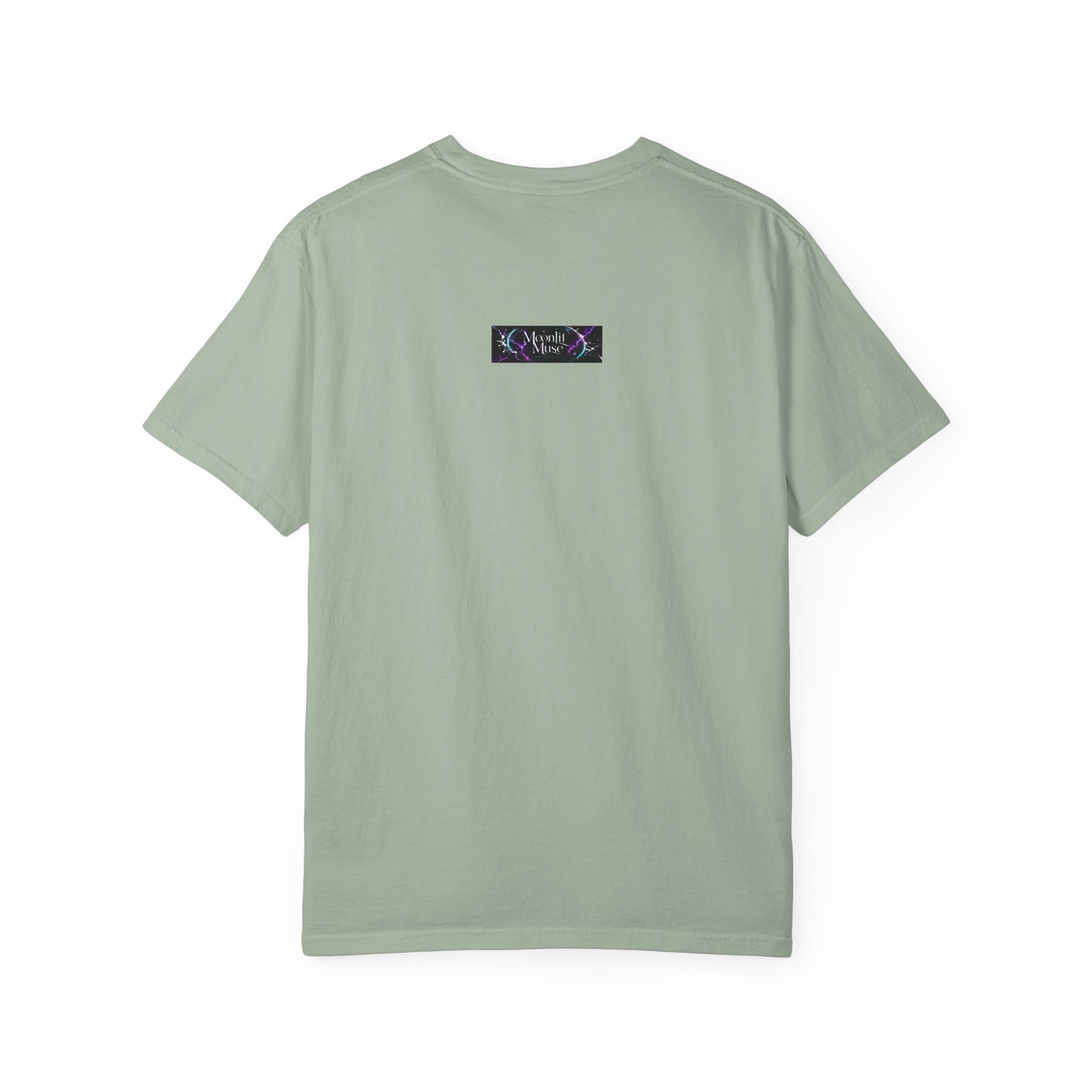 Mystic Bloom Tee — Teal & Purple Geometric Art T-Shirt
