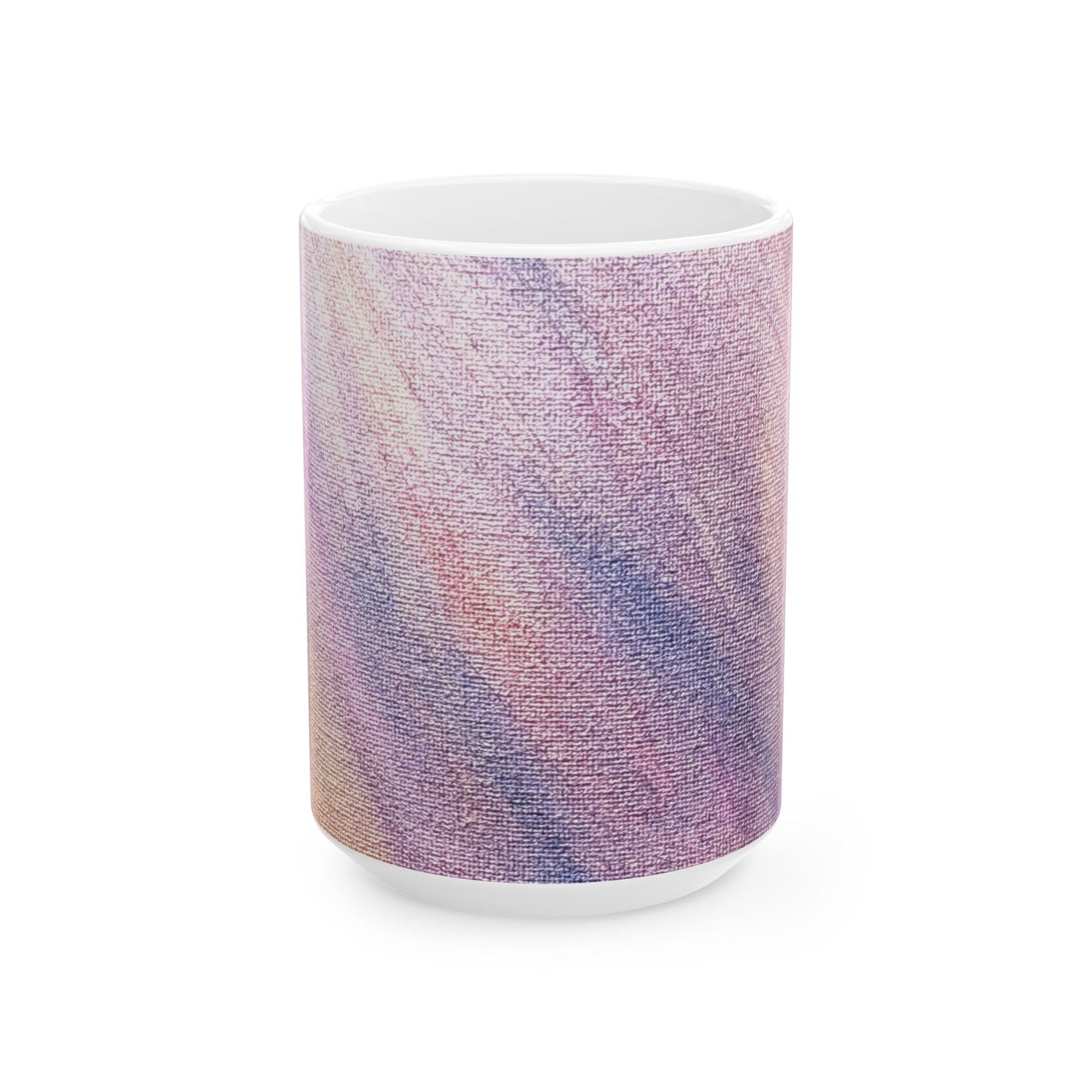 "Dreamwave Drift" Ceramic Mug — Soft Pink & Lavender Gradient (11oz, 15oz)