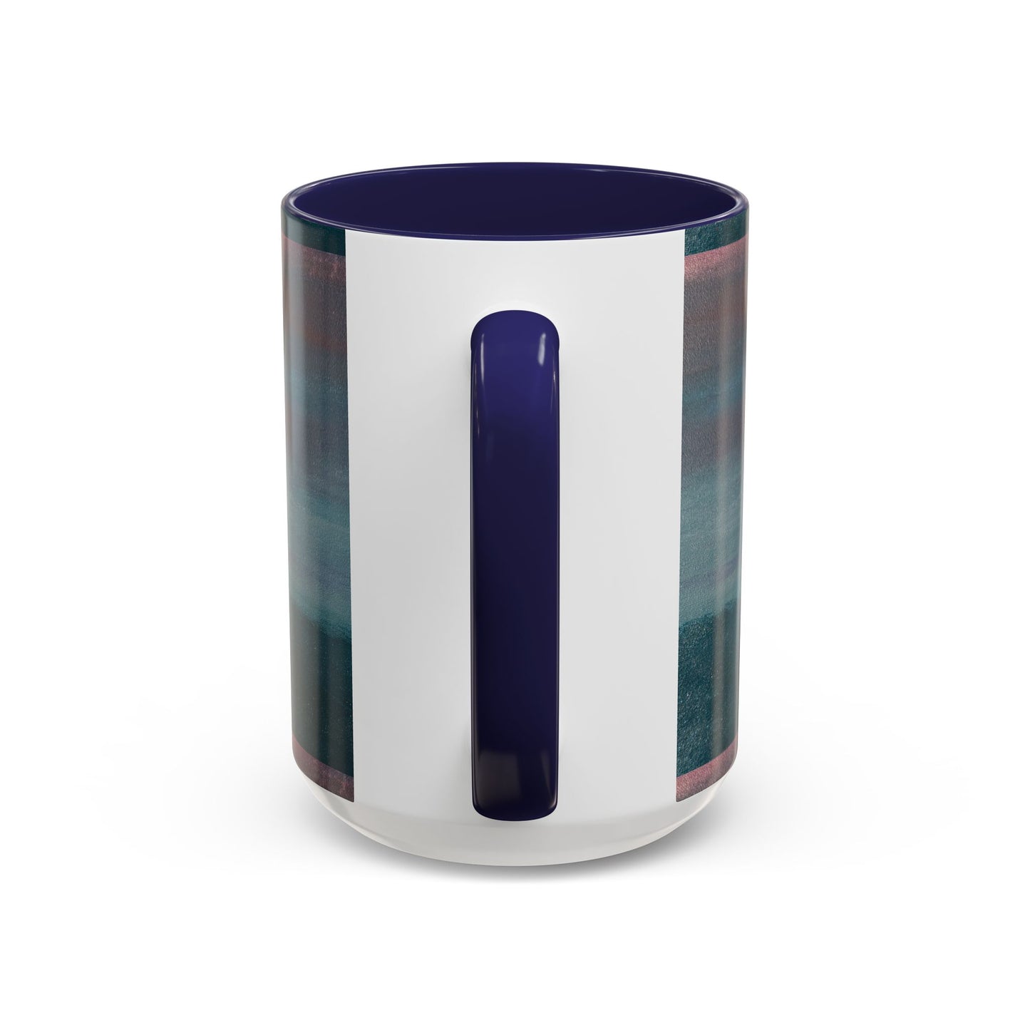 Personalized Accent Coffee Mug — Custom Wraparound Artwork (11/15oz)