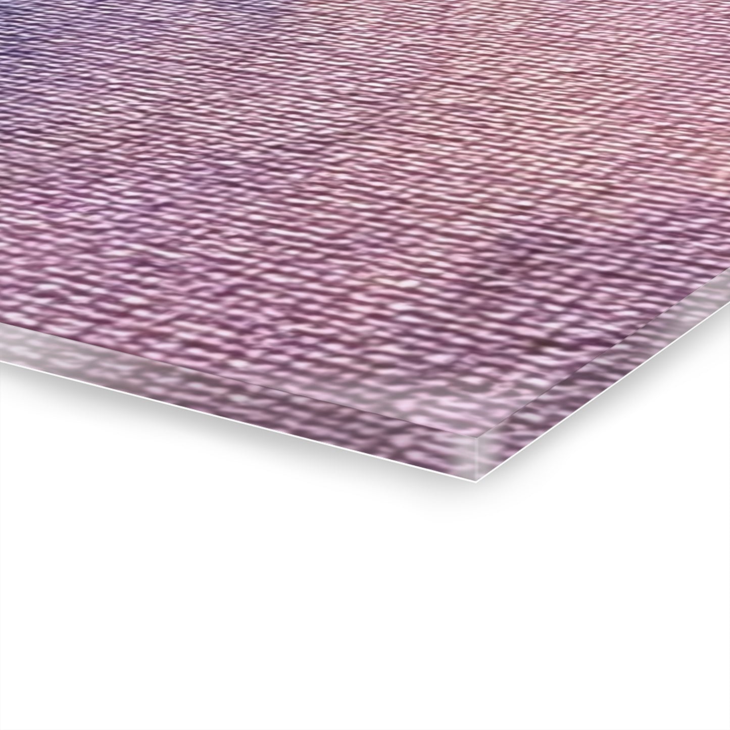 "Dreamwave Drift" Acrylic Print (French Cleat Hanging) — Soft Lavender Wall Art