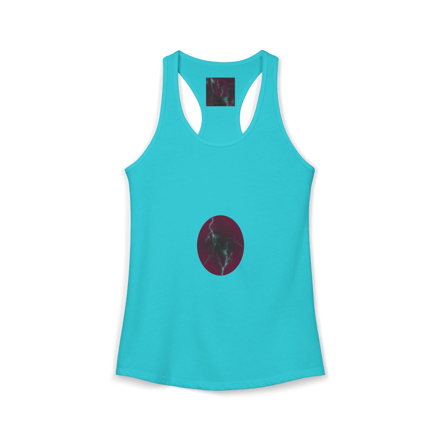 Cosmic Current - Electric Energy Women's Ideal Racerback Tank