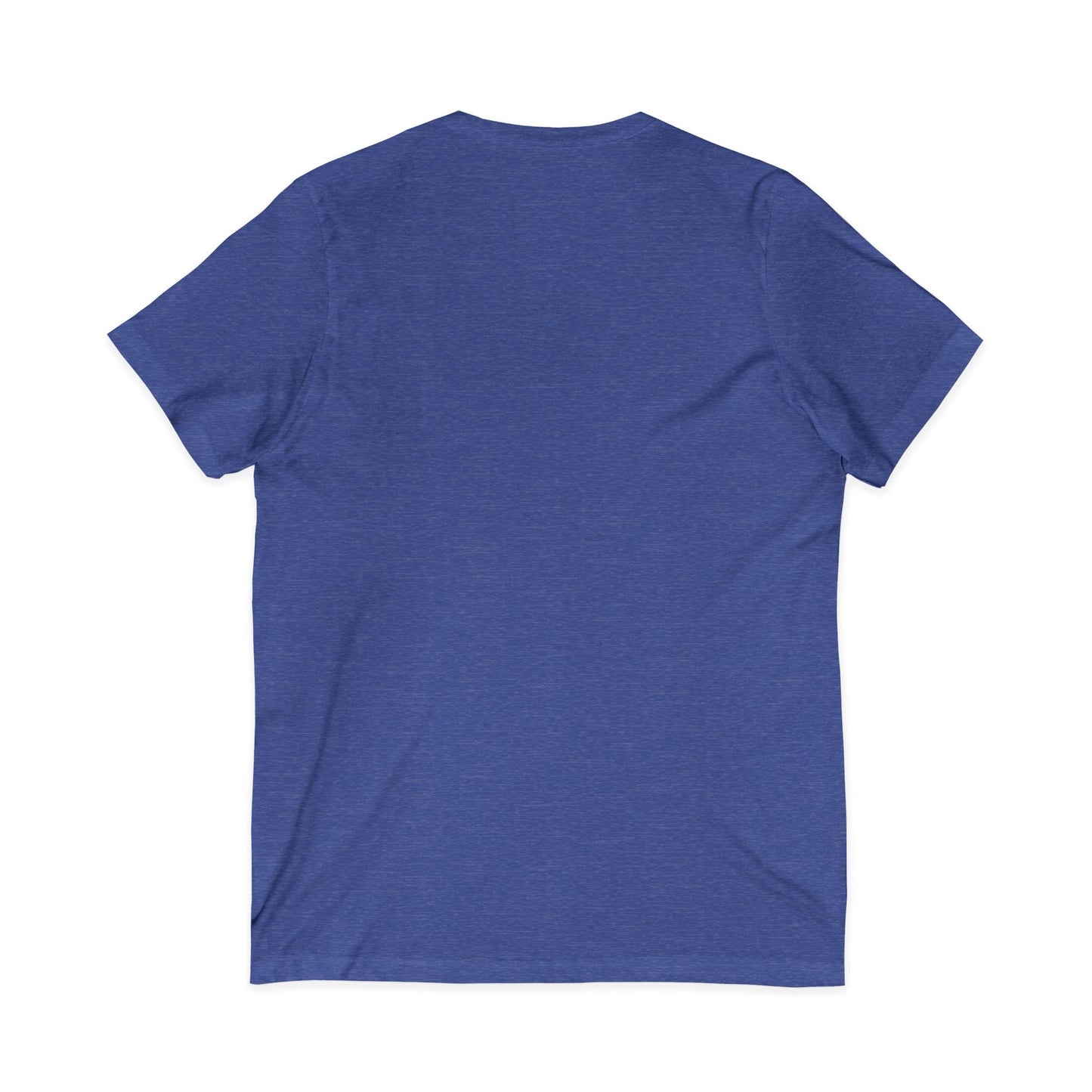 Cosmic Current – Dreamy Electric Magenta & Blue Abstract Women’s V-Neck T‑Shirt