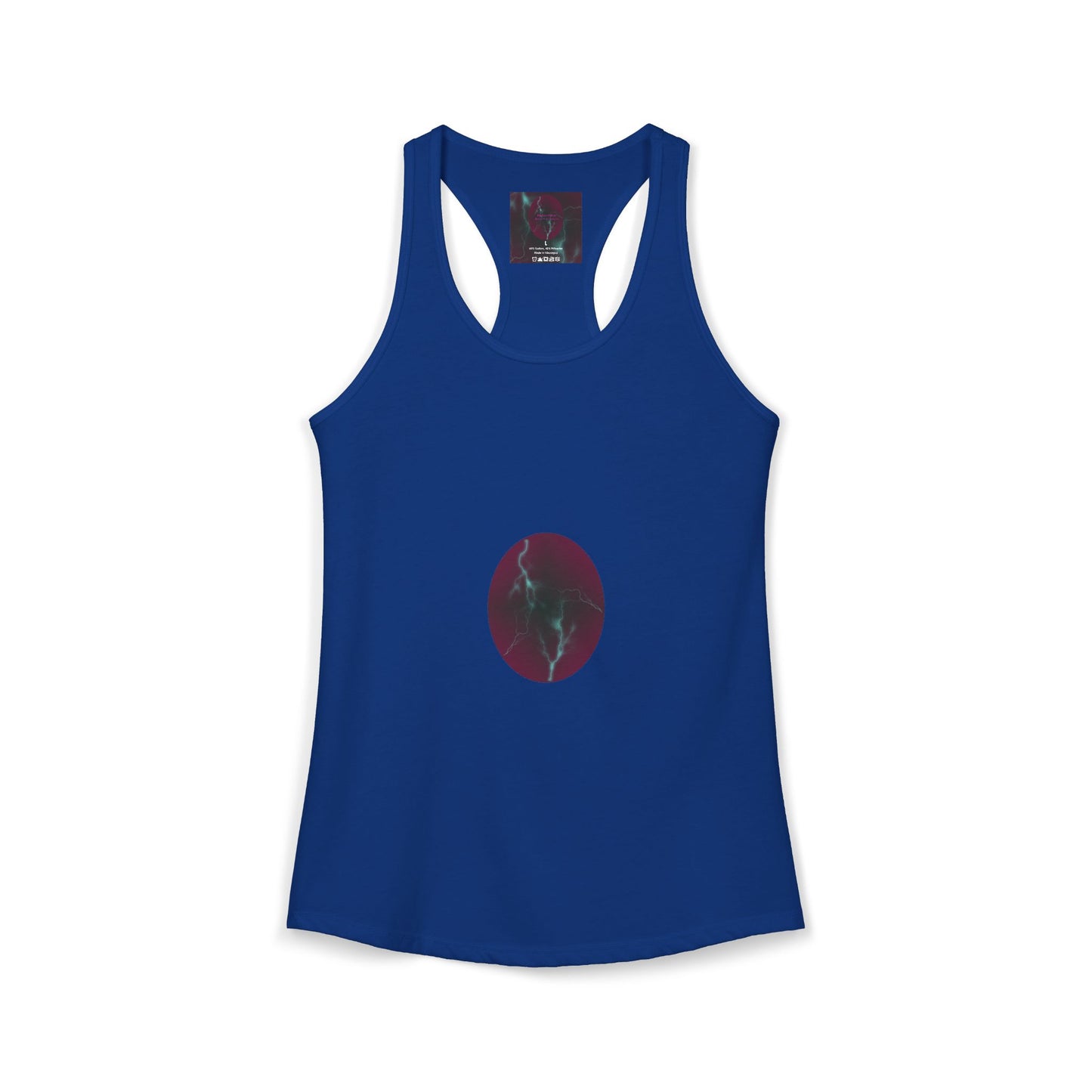 Cosmic Current - Electric Energy Women's Ideal Racerback Tank