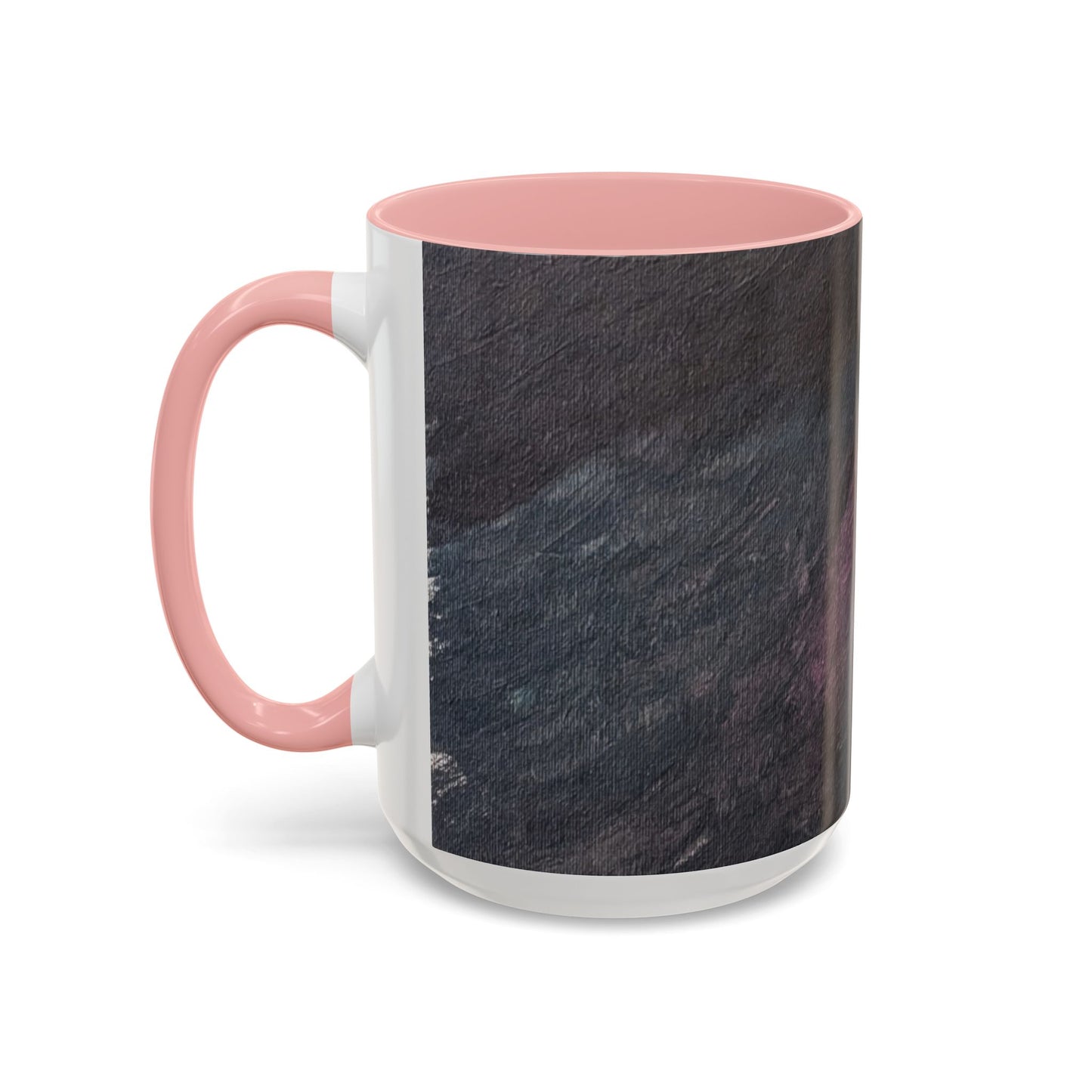 Abstract Dark Marble Art Coffee Mug — Ceramic Accent (11/15 oz)