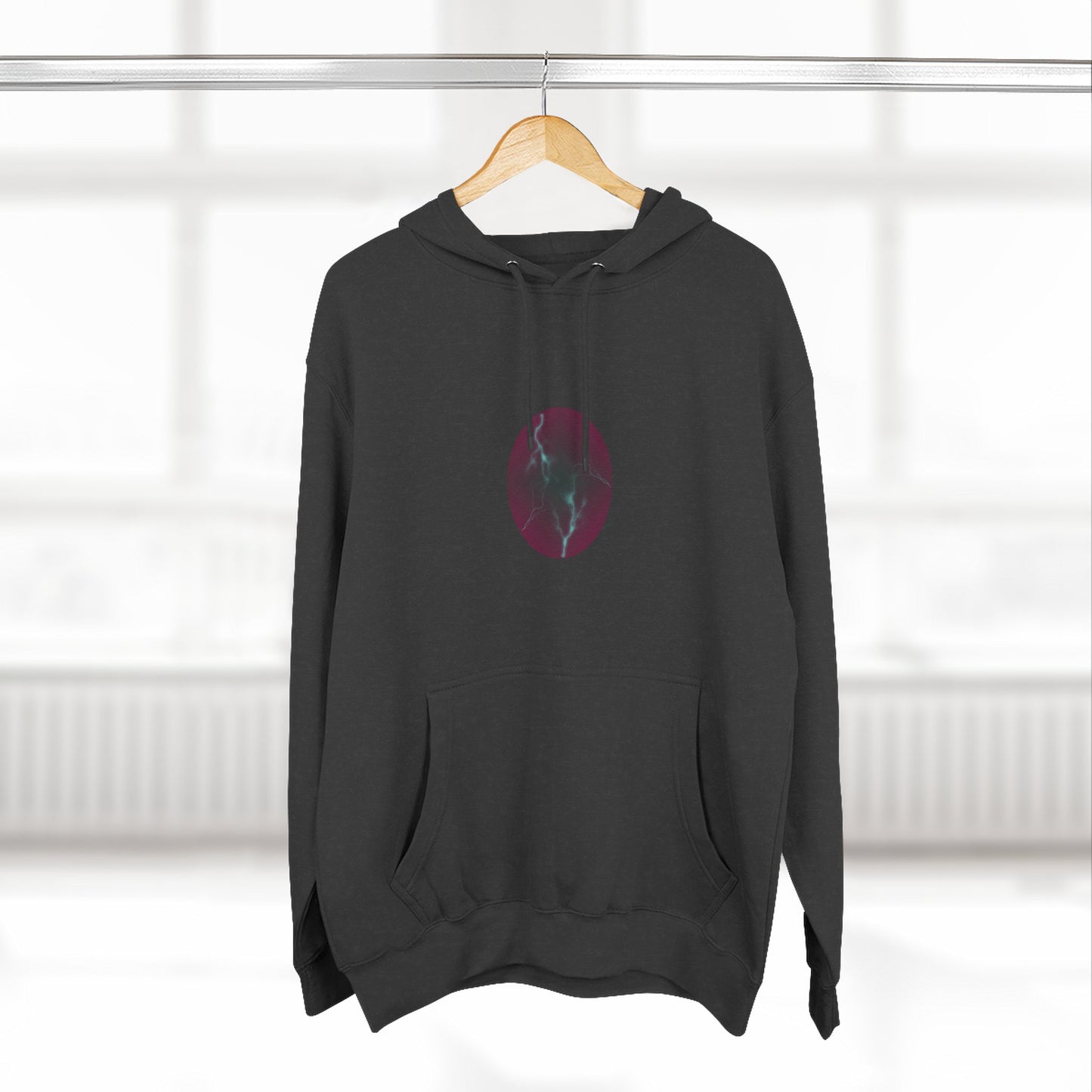 Cosmic Current – Dreamy Abstract Electric Flow Unisex Hoodie Sweatshirt