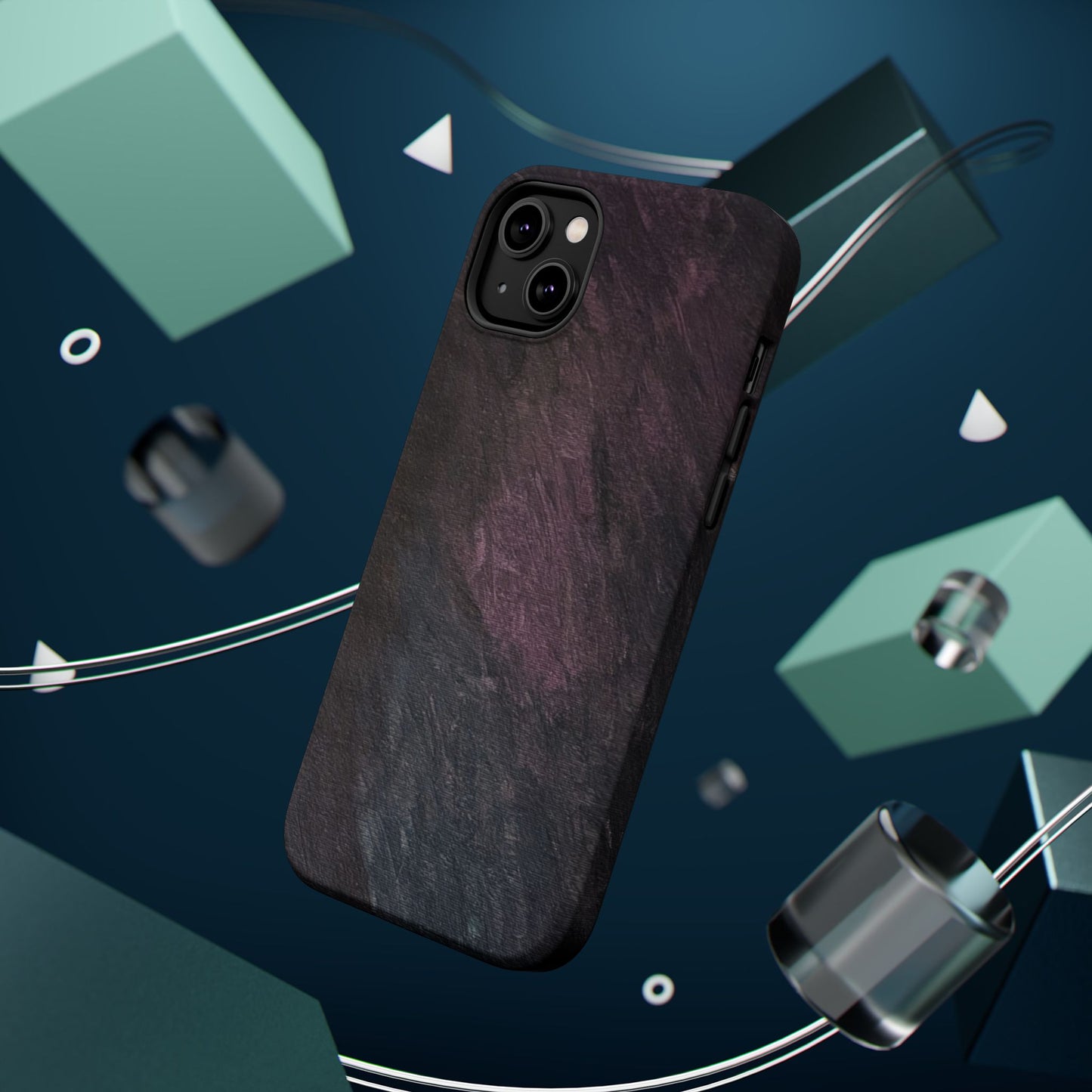 Magnetic Impact-Resistant Case — Lavender & Dusky Pink Artwork by Maria