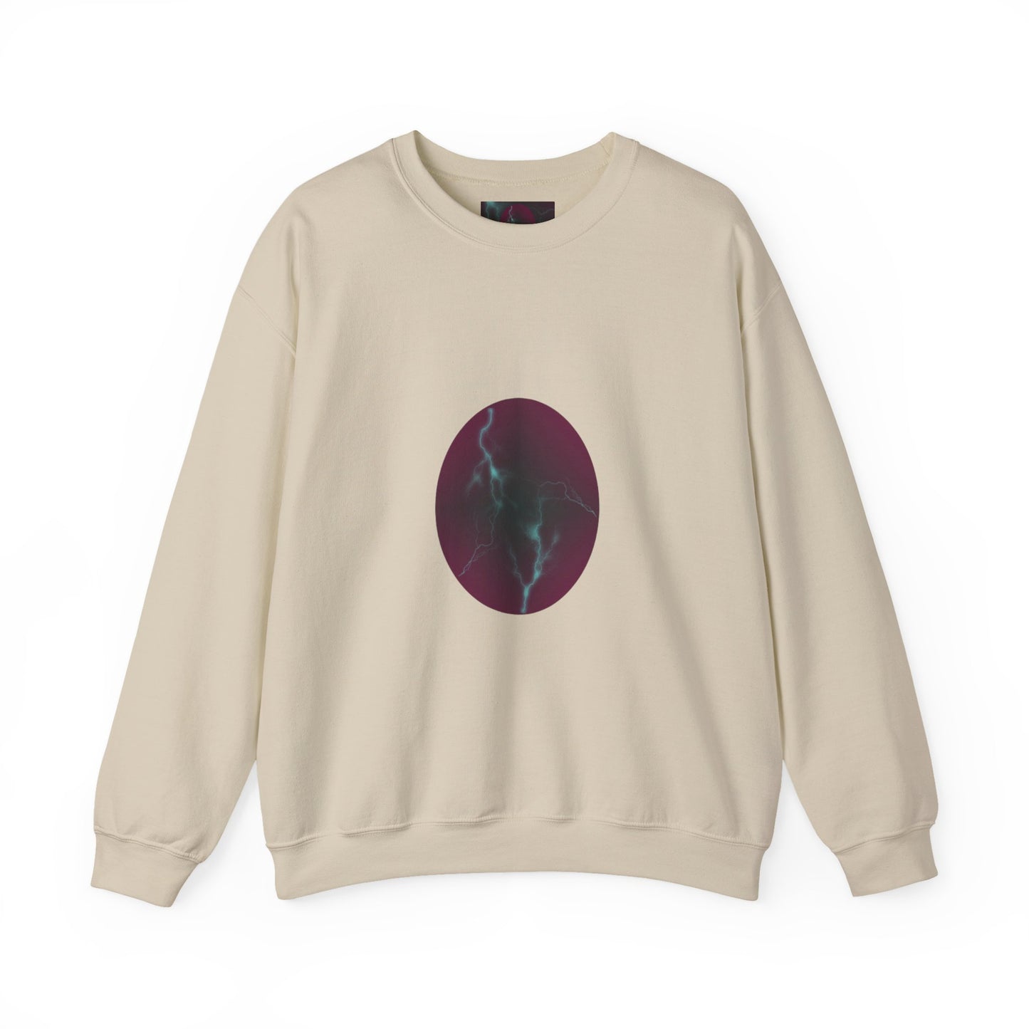 Cosmic Current Origin Dragon Egg Sweatshirt — Lightning Crack Design