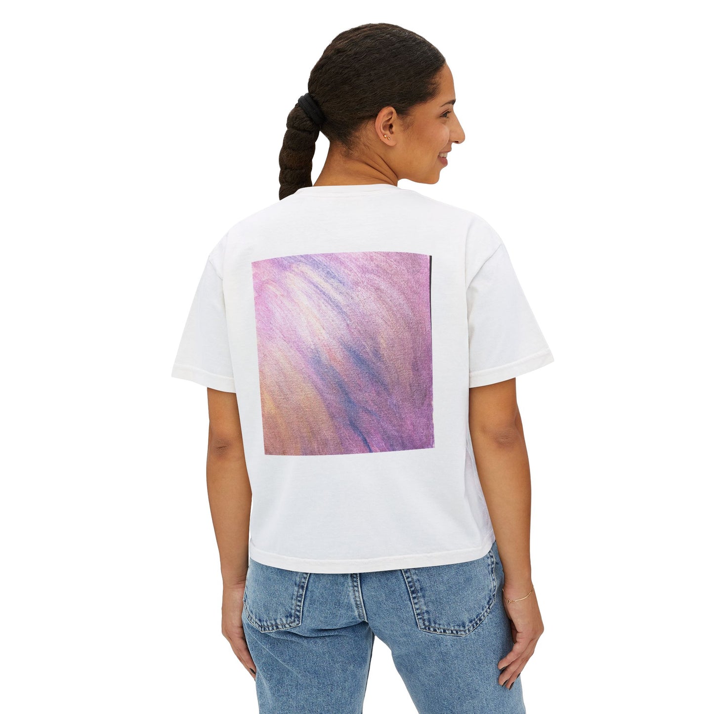 "Dreamwave Drift" Square Boxy Tee