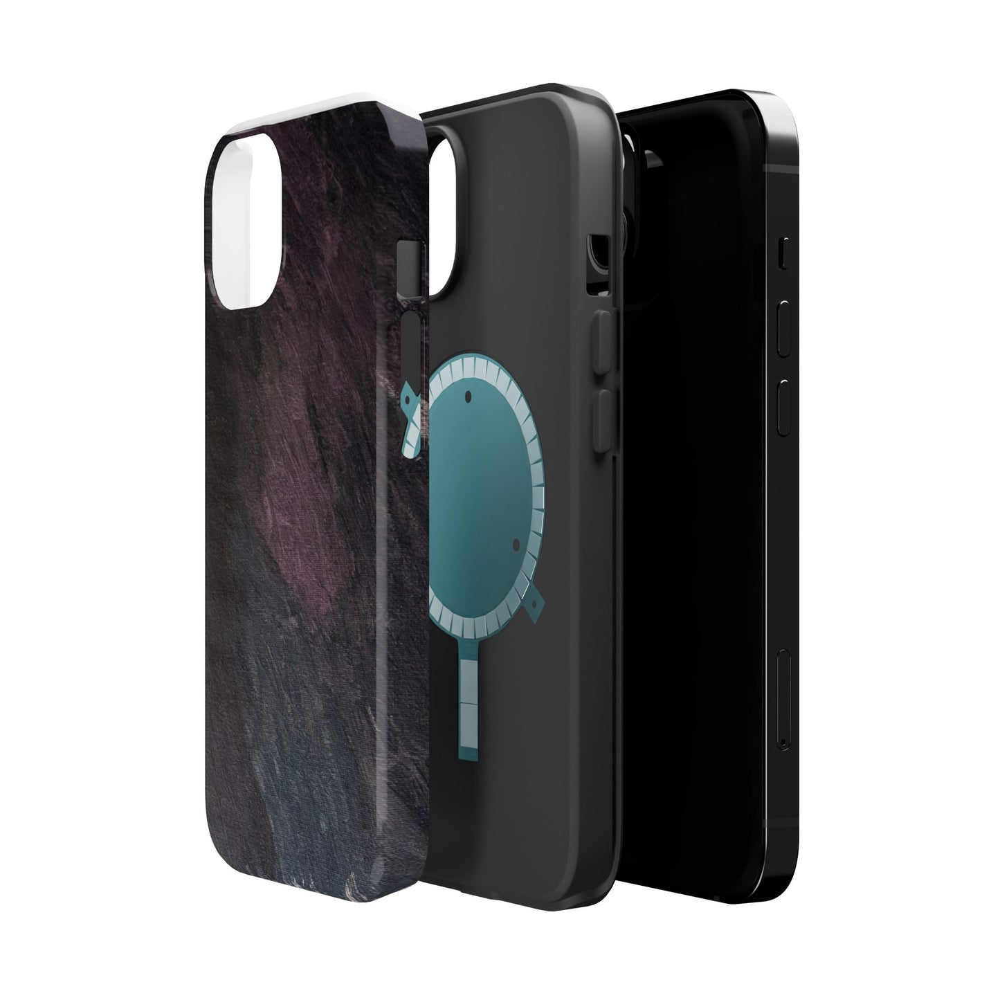 Magnetic Impact-Resistant Case — Lavender & Dusky Pink Artwork by Maria