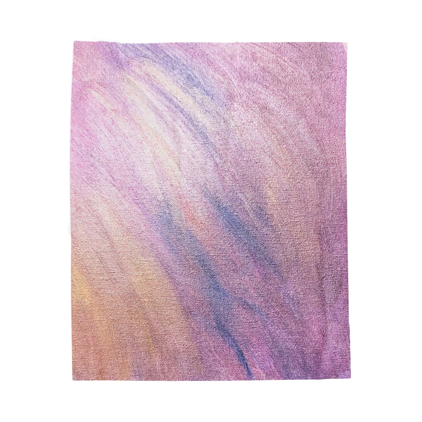 "Dreamwave Drift" Moody Abstract Velveteen Plush Blanket