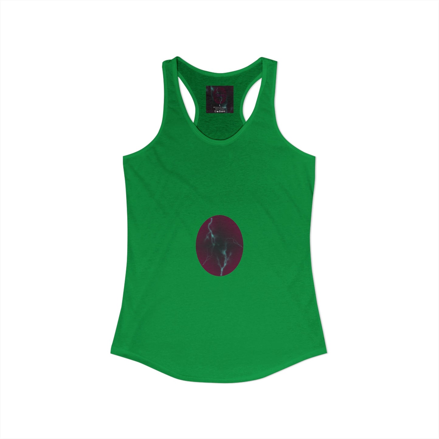 Cosmic Current - Electric Energy Women's Ideal Racerback Tank