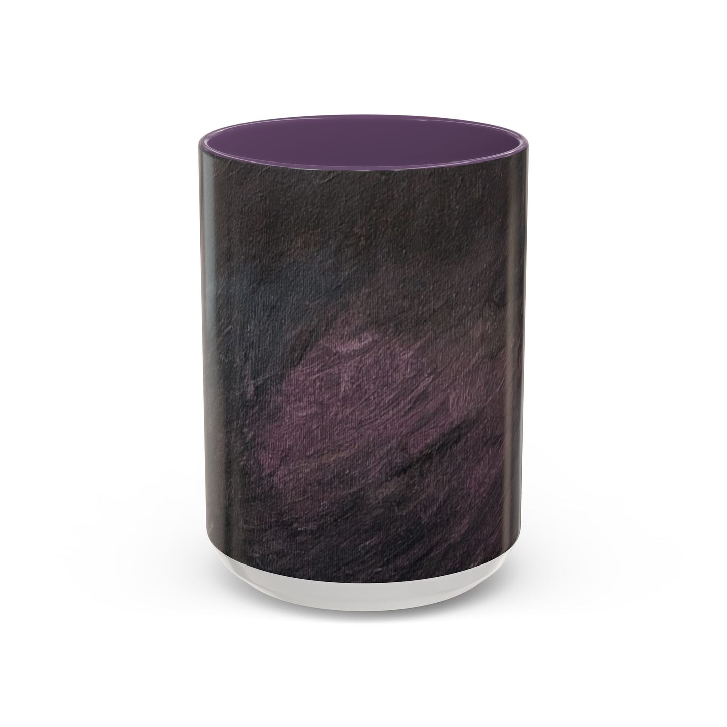 Abstract Dark Marble Art Coffee Mug — Ceramic Accent (11/15 oz)