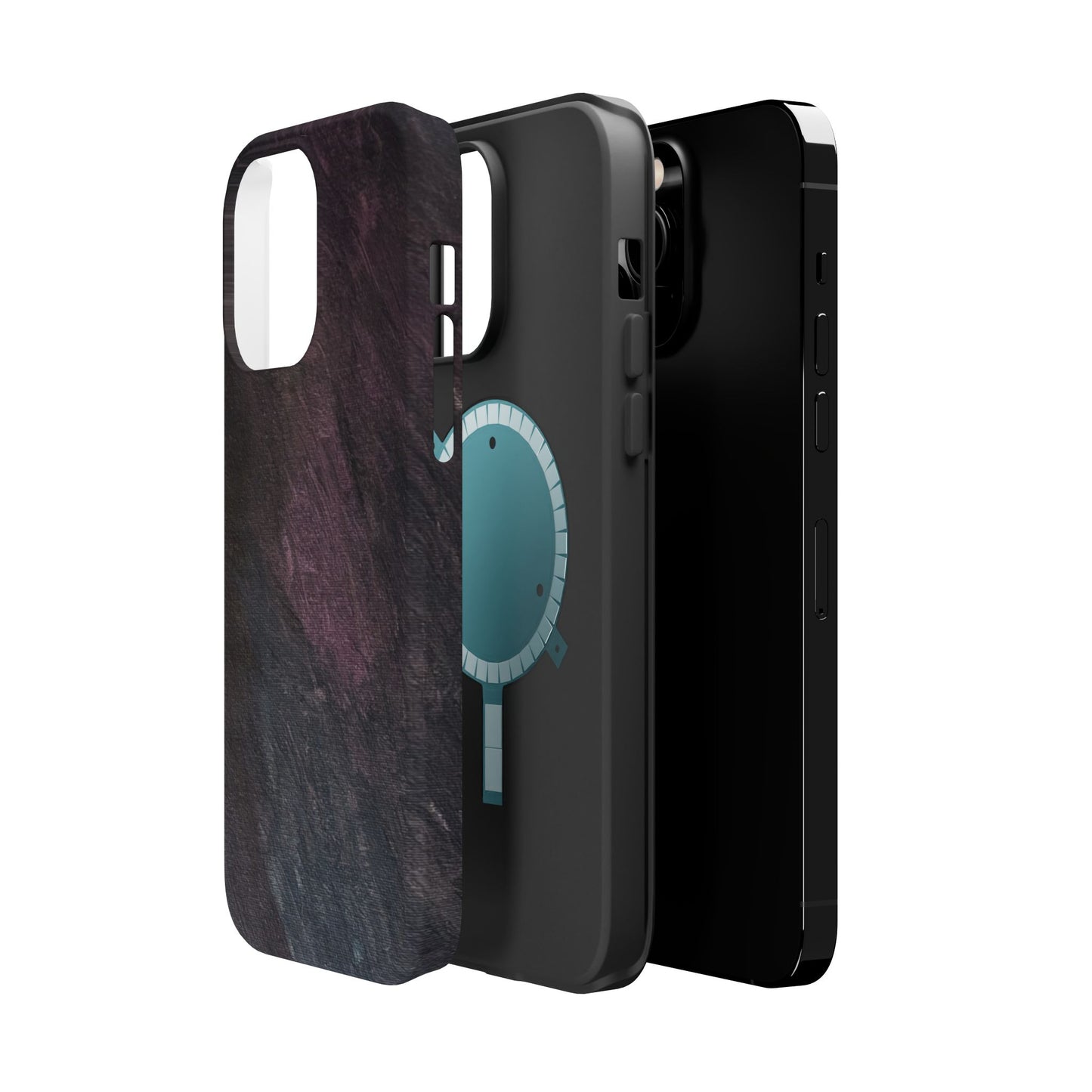 Magnetic Impact-Resistant Case — Lavender & Dusky Pink Artwork by Maria